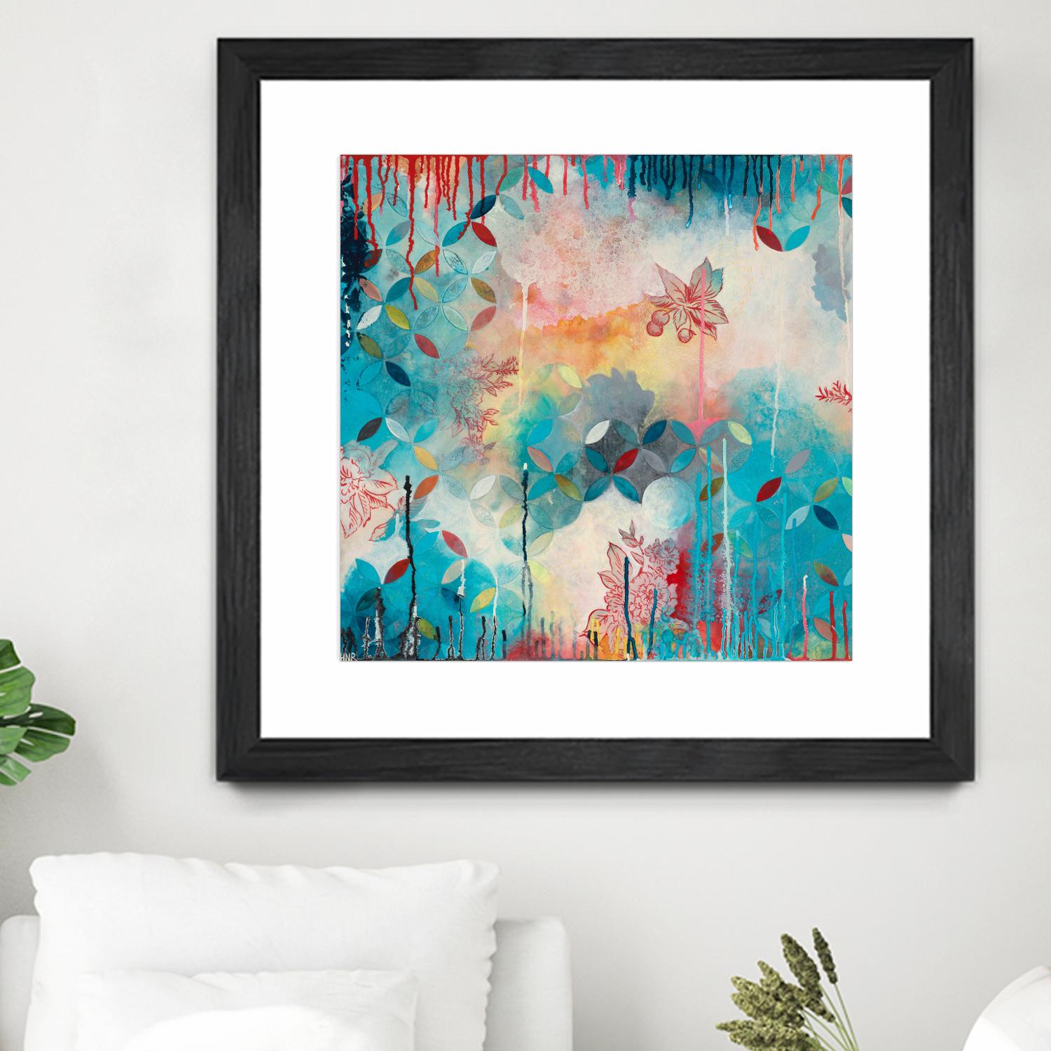 Tranquil Eden 3 by Heather Noel Robinson on GIANT ART - multicolor abstracts; contemporary