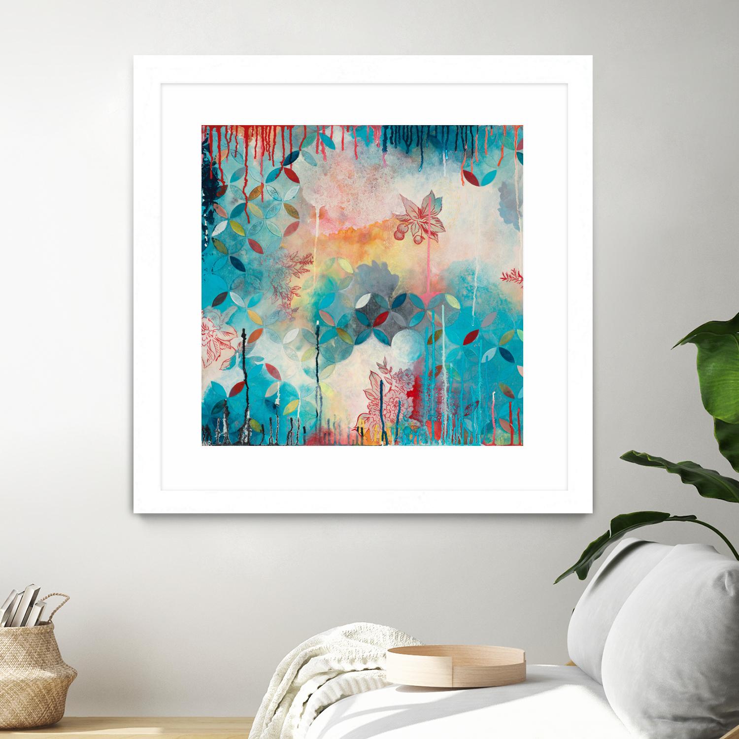 Tranquil Eden 3 by Heather Noel Robinson on GIANT ART - multicolor abstracts; contemporary