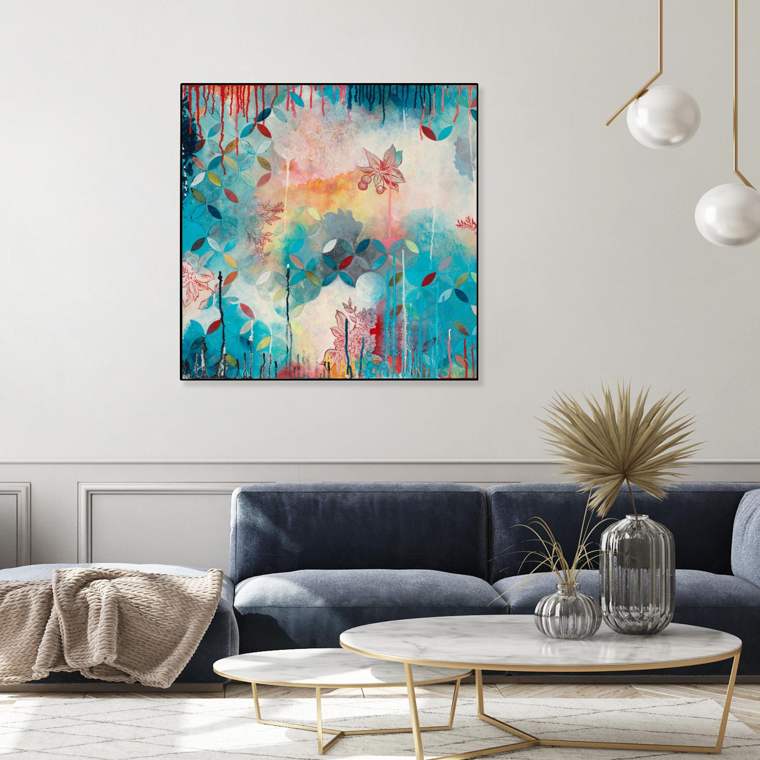 Tranquil Eden 3 by Heather Noel Robinson on GIANT ART - multicolor abstracts; contemporary