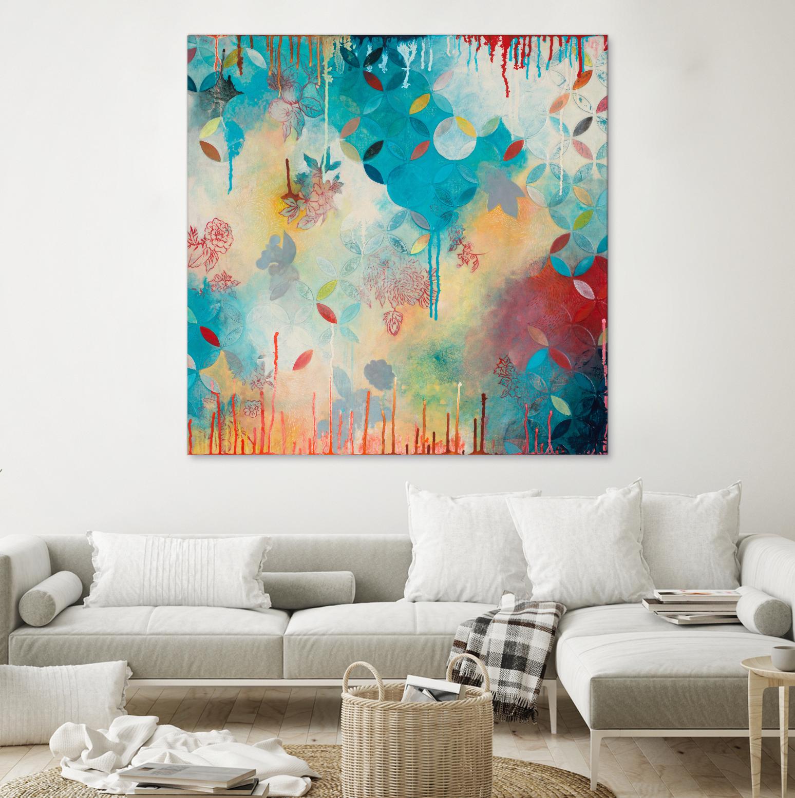 Tranquil Eden 4 by Heather Noel Robinson on GIANT ART - multicolor abstracts; contemporary