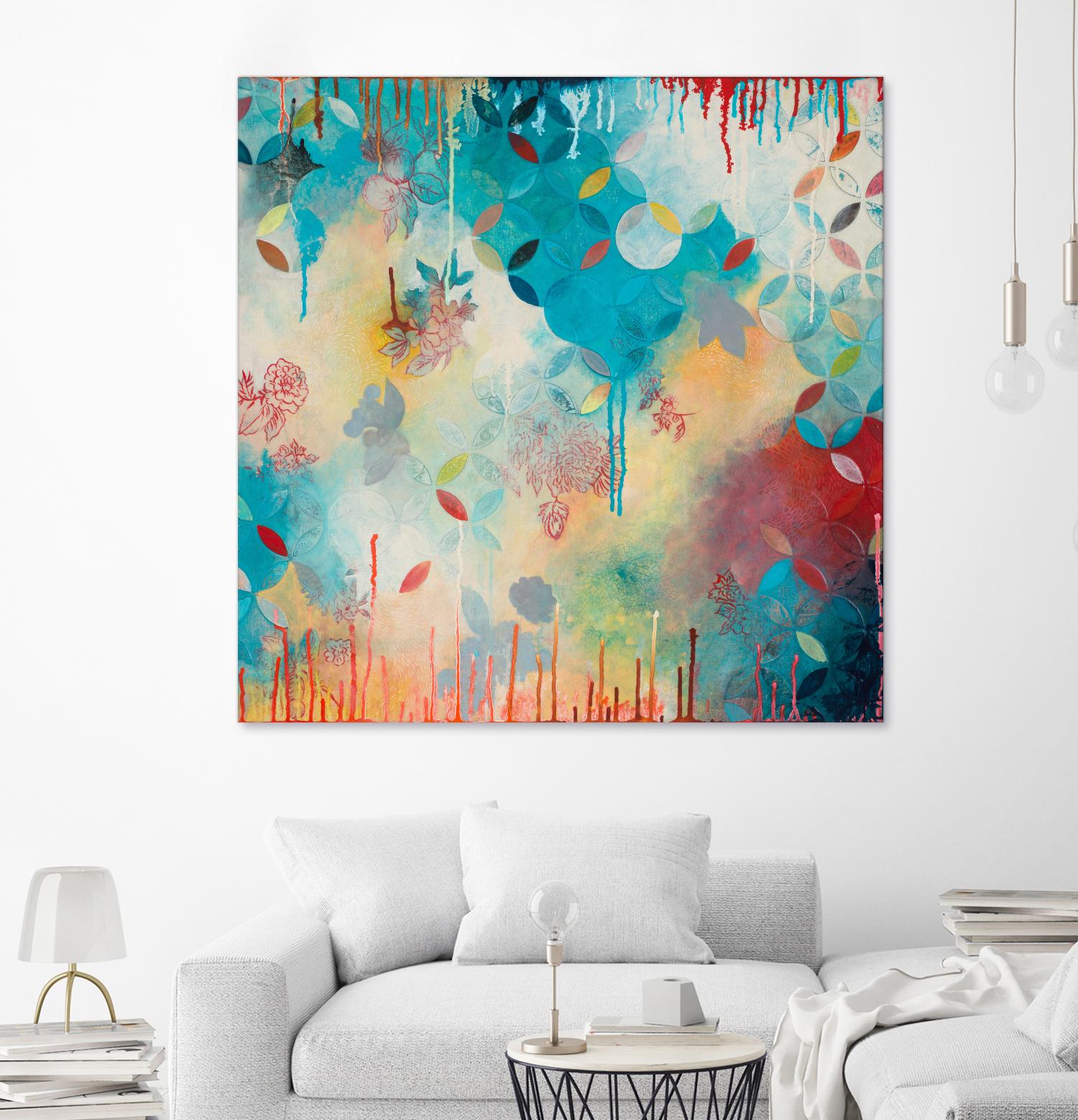 Tranquil Eden 4 by Heather Noel Robinson on GIANT ART - multicolor abstracts; contemporary