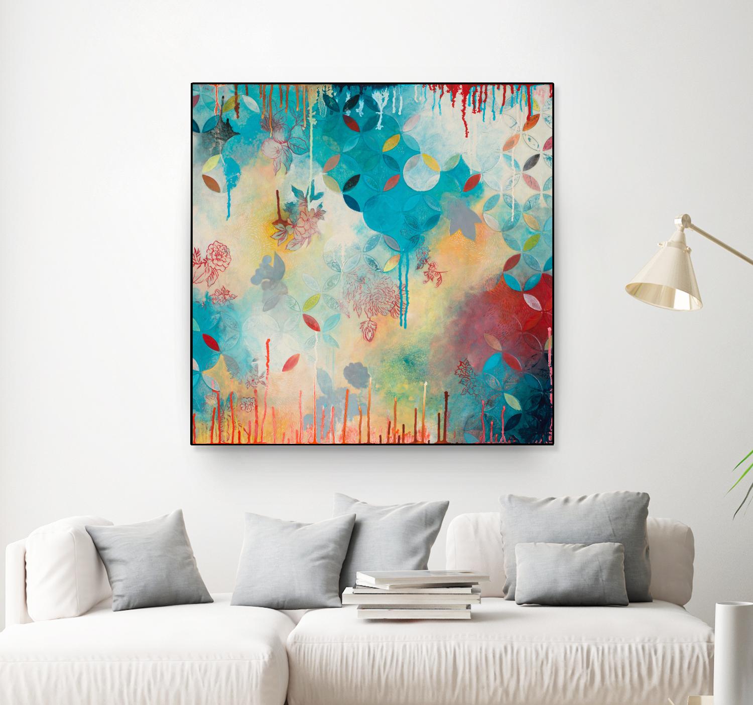 Tranquil Eden 4 by Heather Noel Robinson on GIANT ART - multicolor abstracts; contemporary