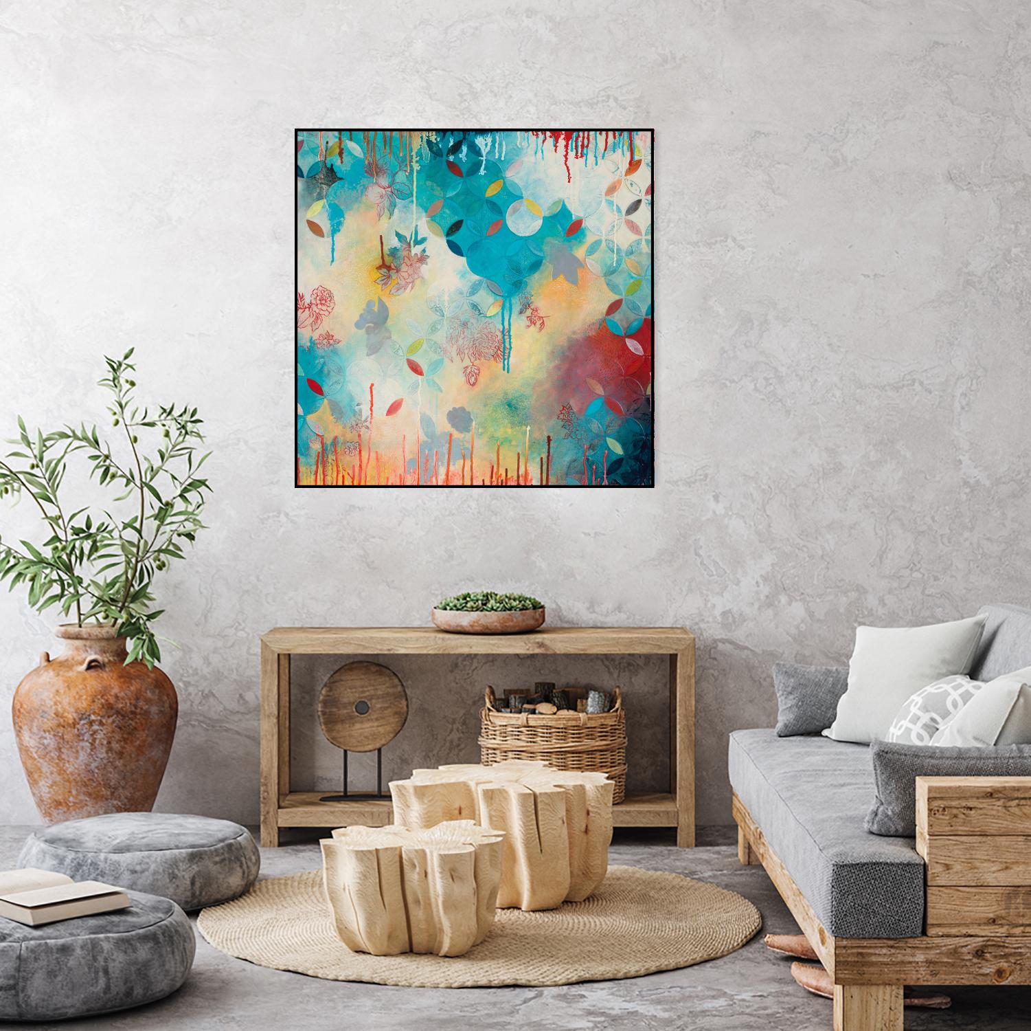 Tranquil Eden 4 by Heather Noel Robinson on GIANT ART - multicolor abstracts; contemporary