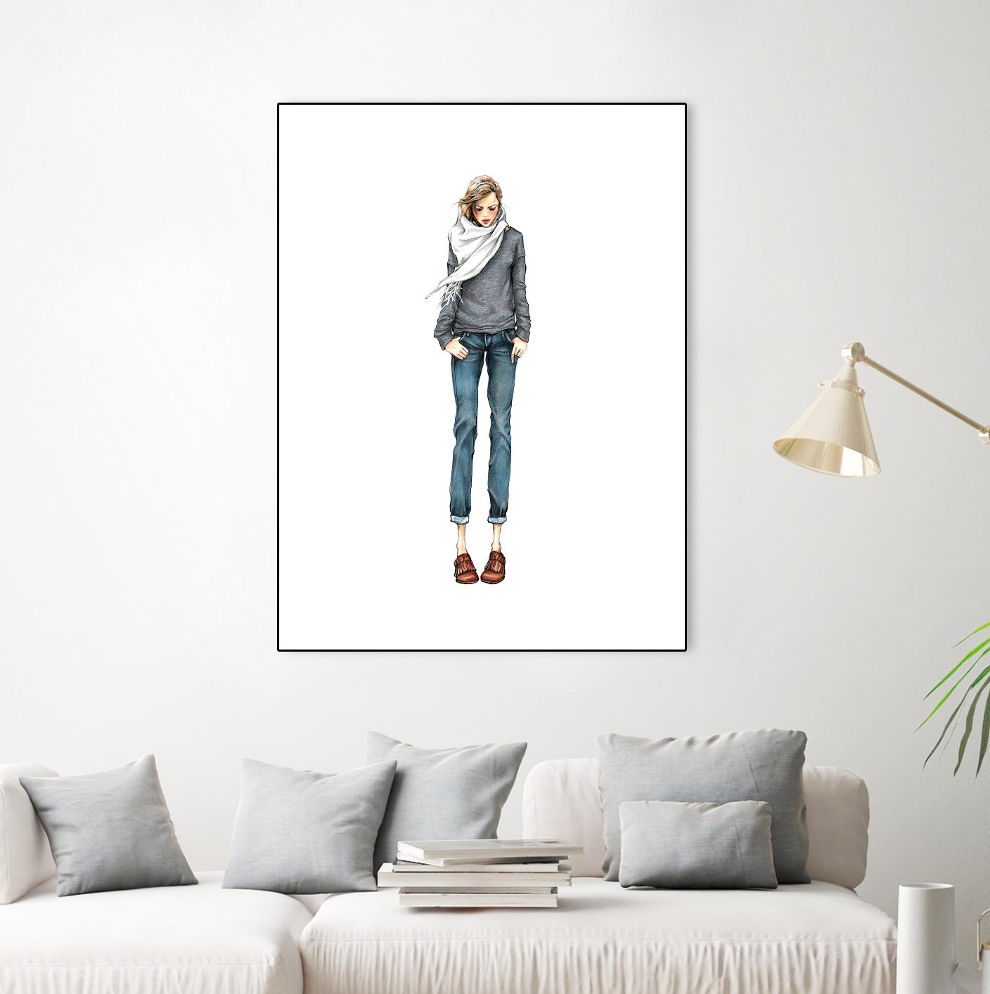 Portfolio 055 by Nancy Riegelman on GIANT ART - multicolor figurative