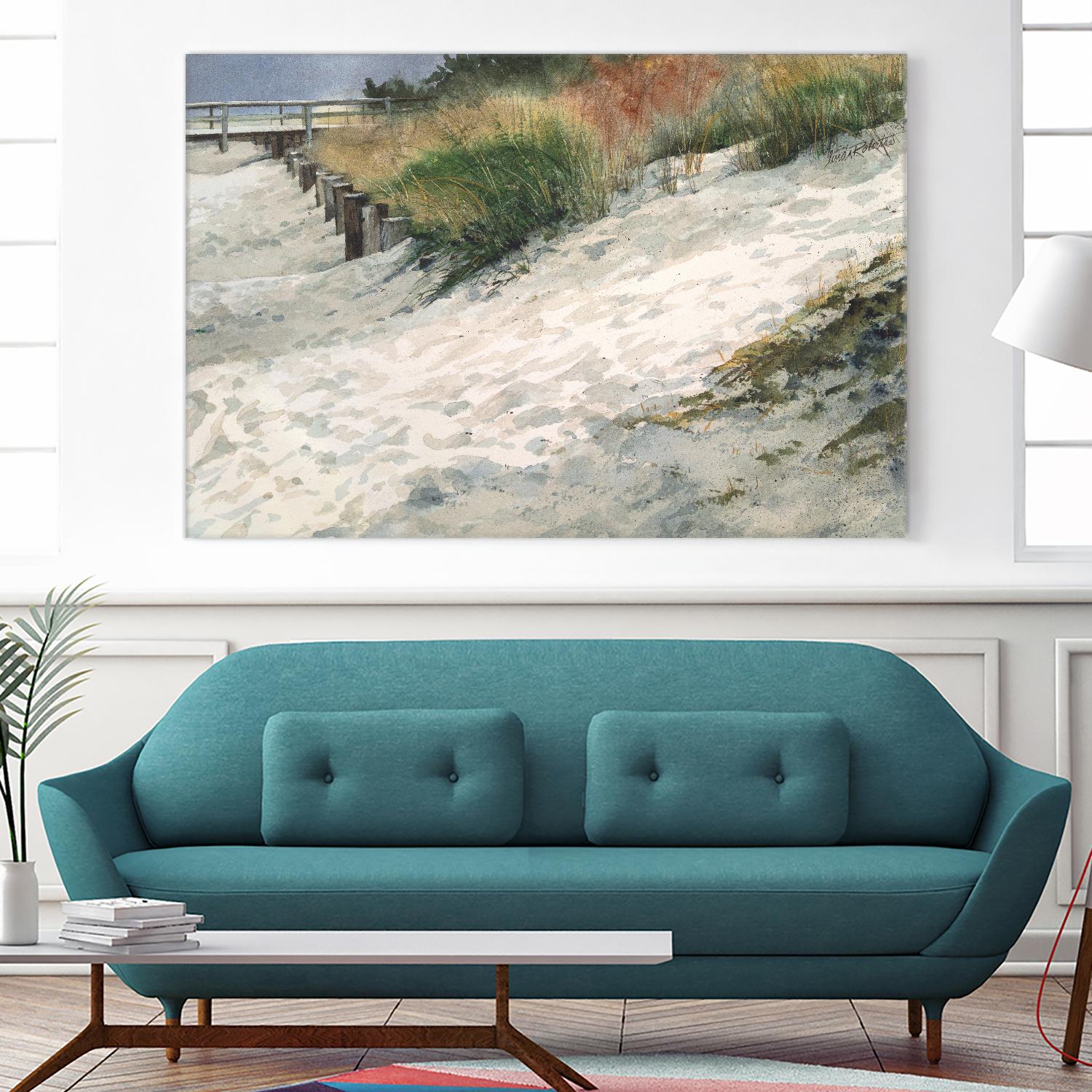 Retreat by Linda Roberts on GIANT ART - multi coastal, landscapes, beaches, docks/piers