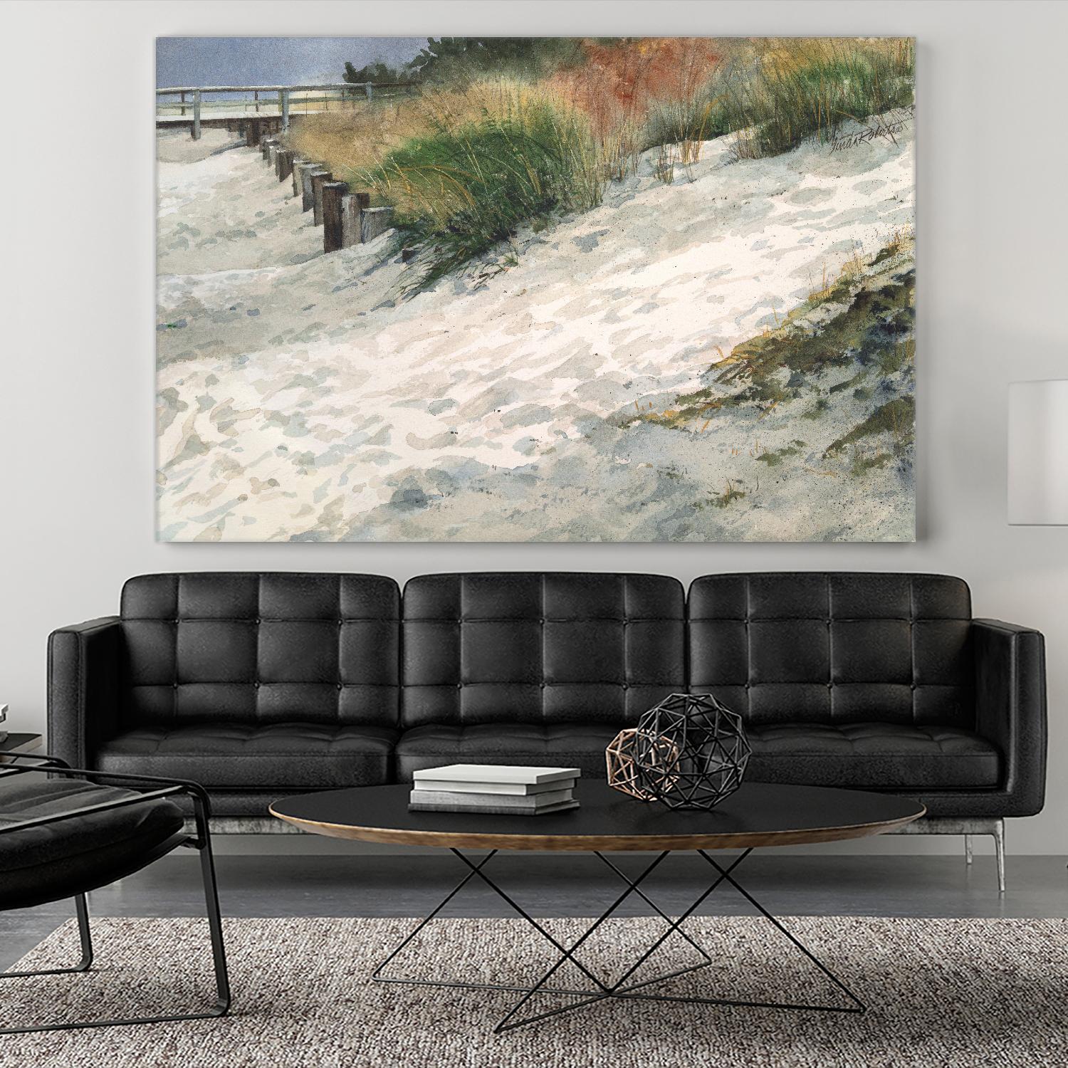 Retreat by Linda Roberts on GIANT ART - multi coastal, landscapes, beaches, docks/piers