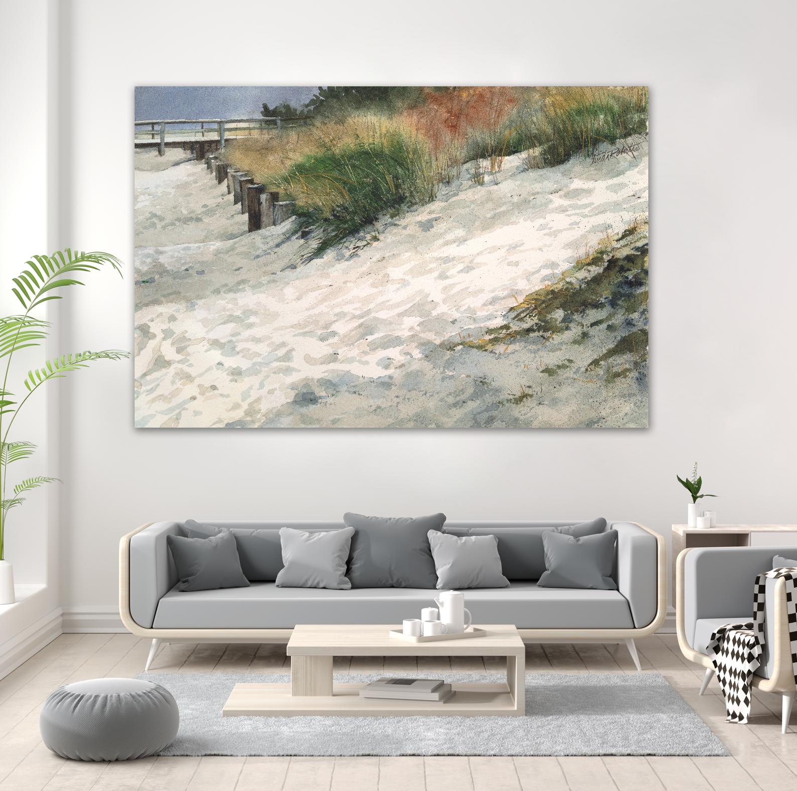 Retreat by Linda Roberts on GIANT ART - multi coastal, landscapes, beaches, docks/piers