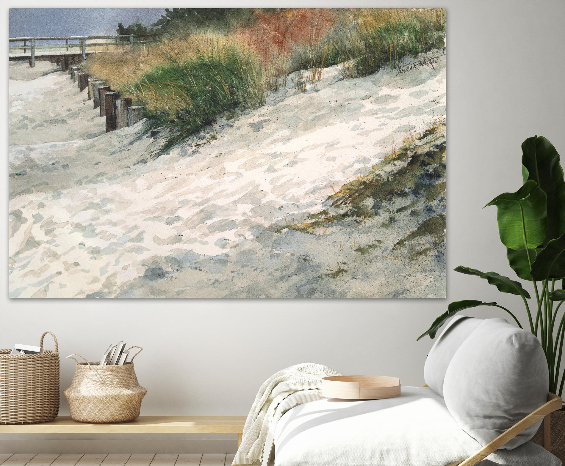 Retreat by Linda Roberts on GIANT ART - multi coastal, landscapes, beaches, docks/piers