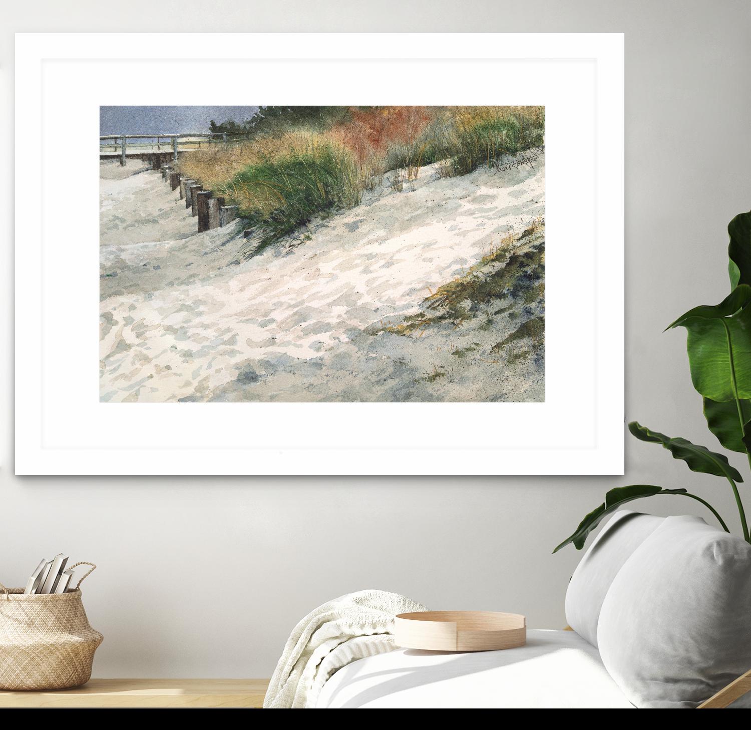 Retreat by Linda Roberts on GIANT ART - multi coastal, landscapes, beaches, docks/piers