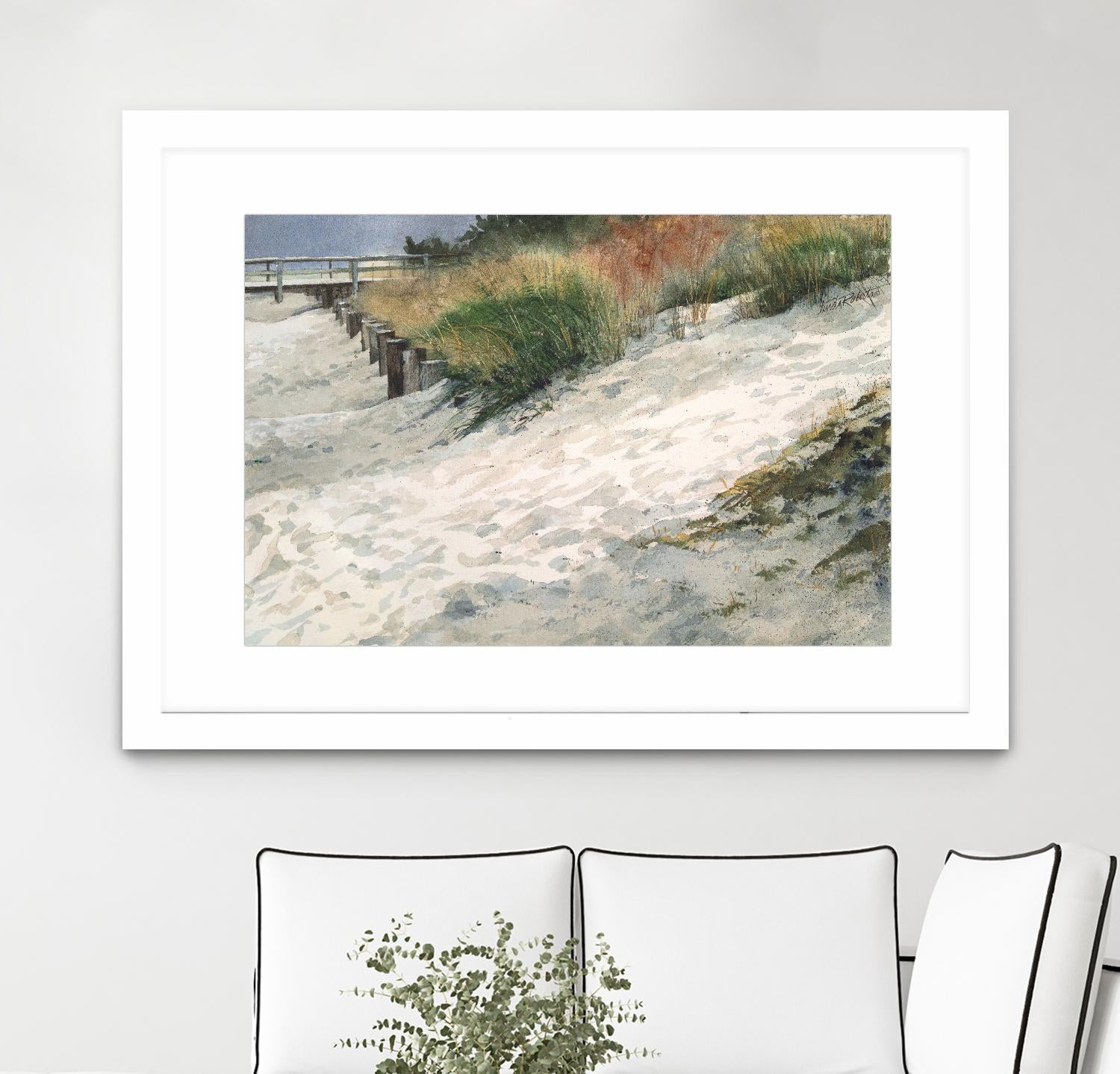 Retreat by Linda Roberts on GIANT ART - multi coastal, landscapes, beaches, docks/piers