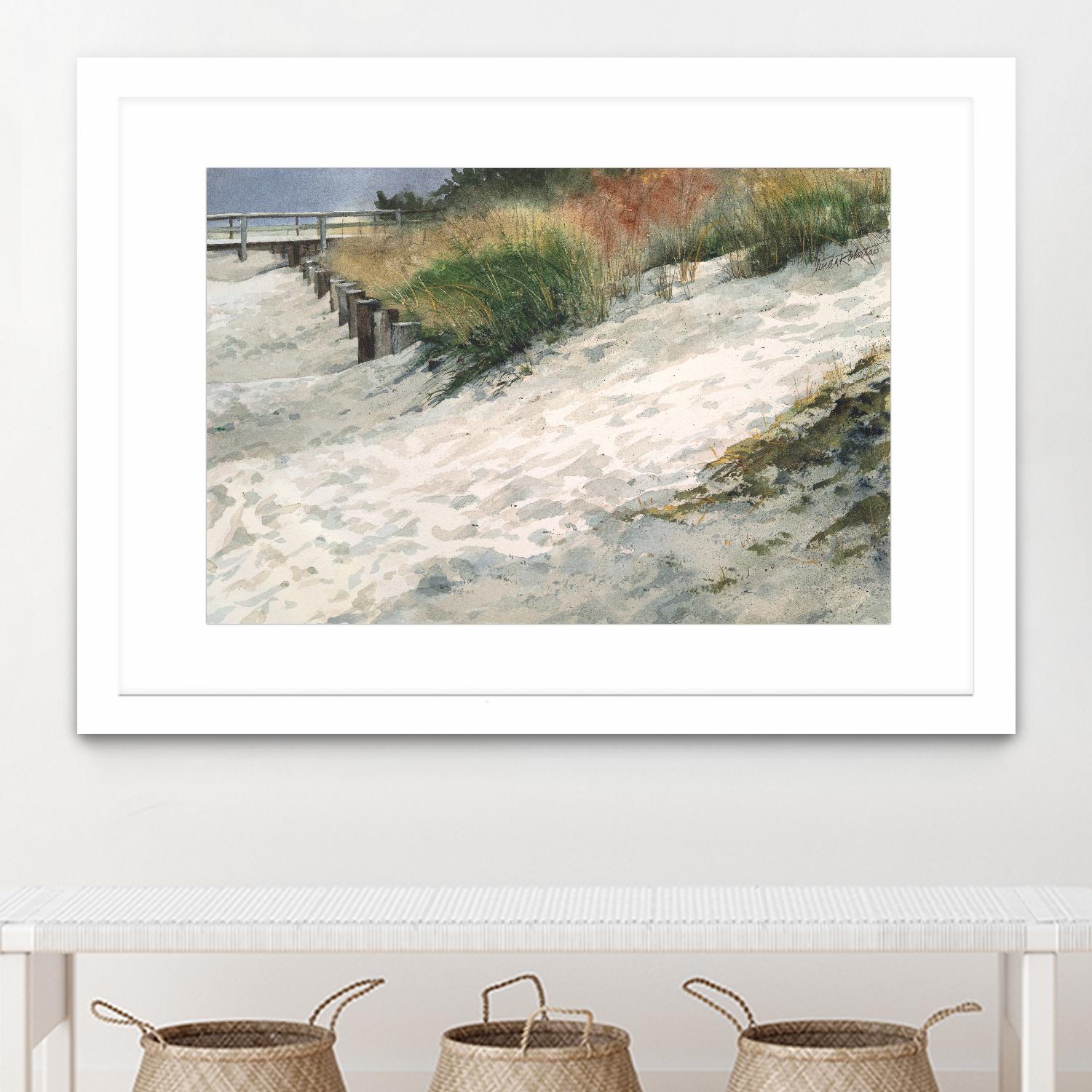 Retreat by Linda Roberts on GIANT ART - multi coastal, landscapes, beaches, docks/piers