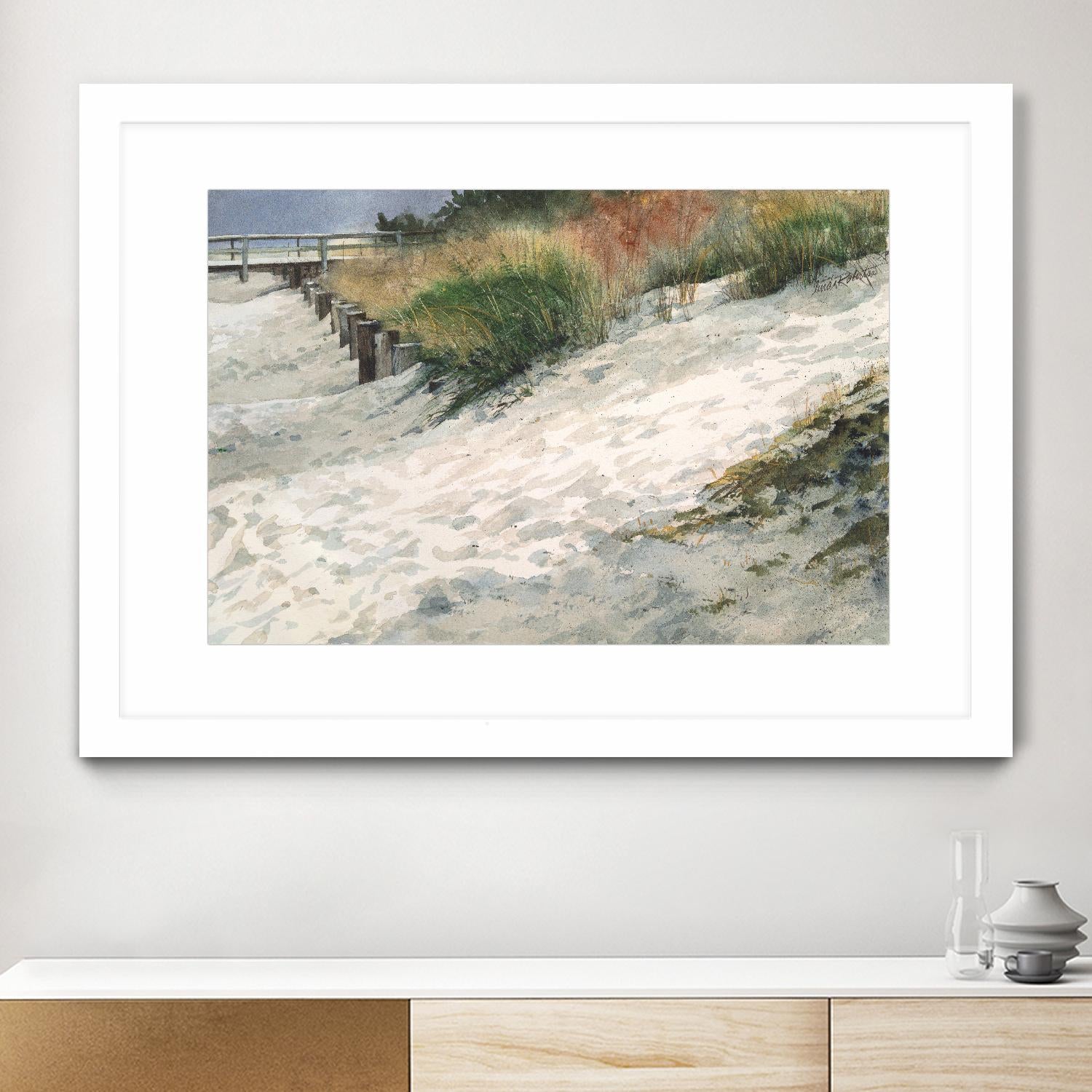 Retreat by Linda Roberts on GIANT ART - multi coastal, landscapes, beaches, docks/piers