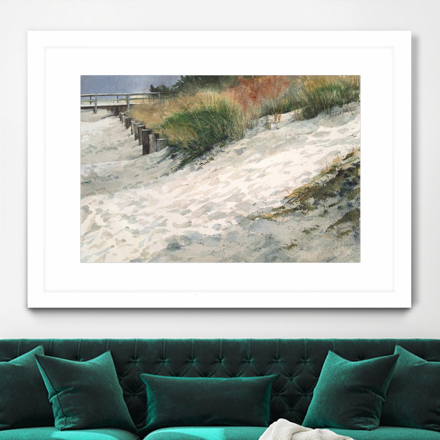 Retreat by Linda Roberts on GIANT ART - multi coastal, landscapes, beaches, docks/piers