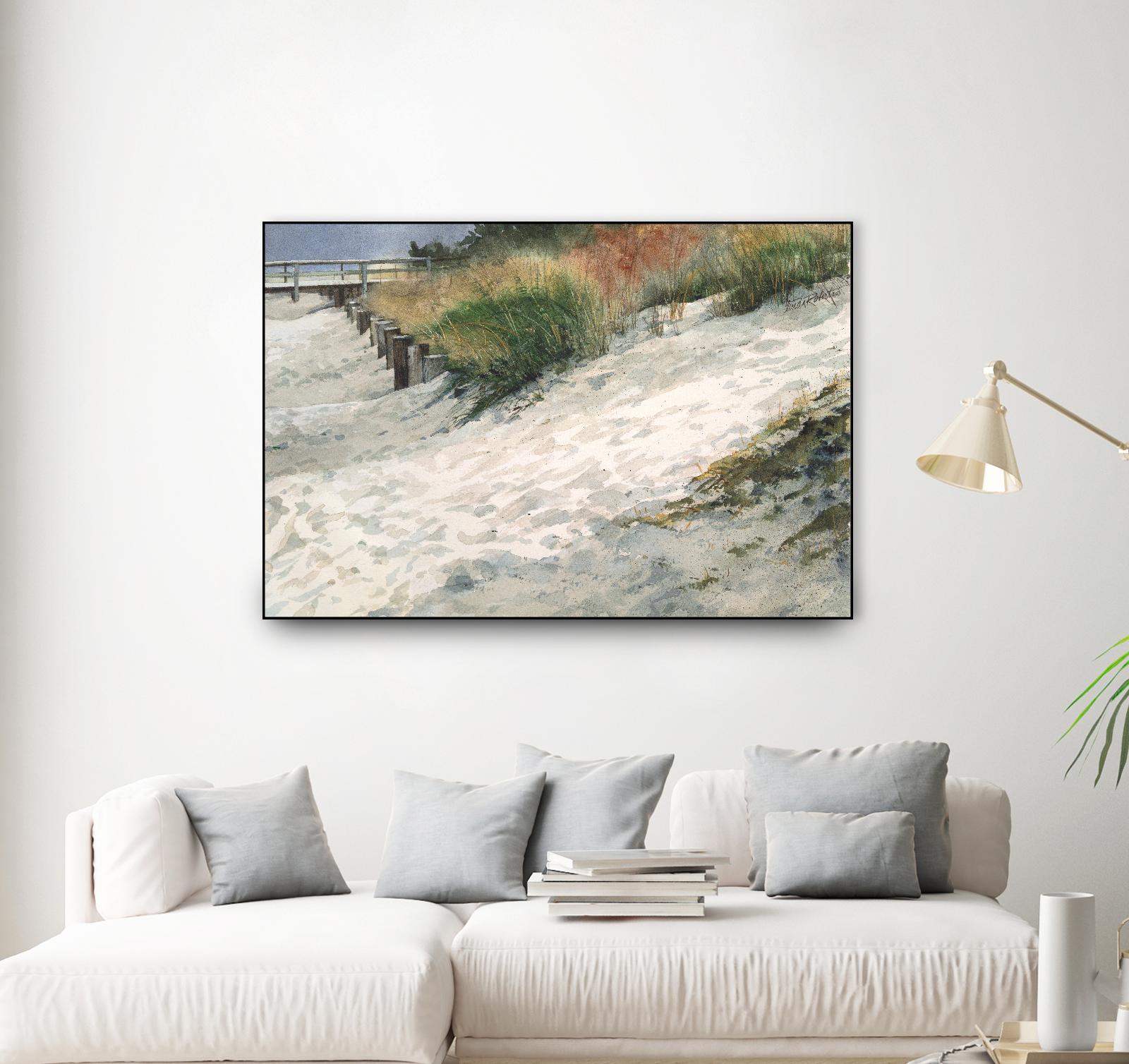 Retreat by Linda Roberts on GIANT ART - multi coastal, landscapes, beaches, docks/piers