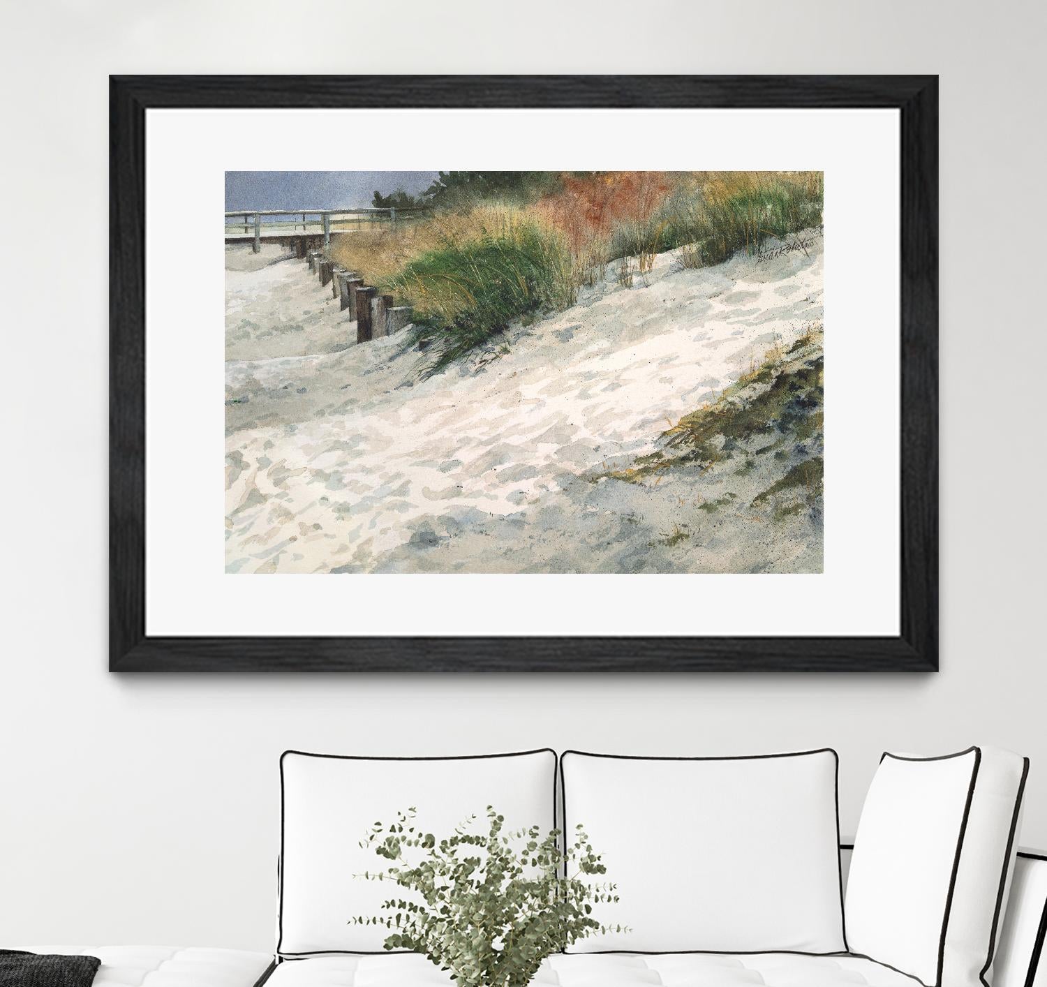 Retreat by Linda Roberts on GIANT ART - multi coastal, landscapes, beaches, docks/piers