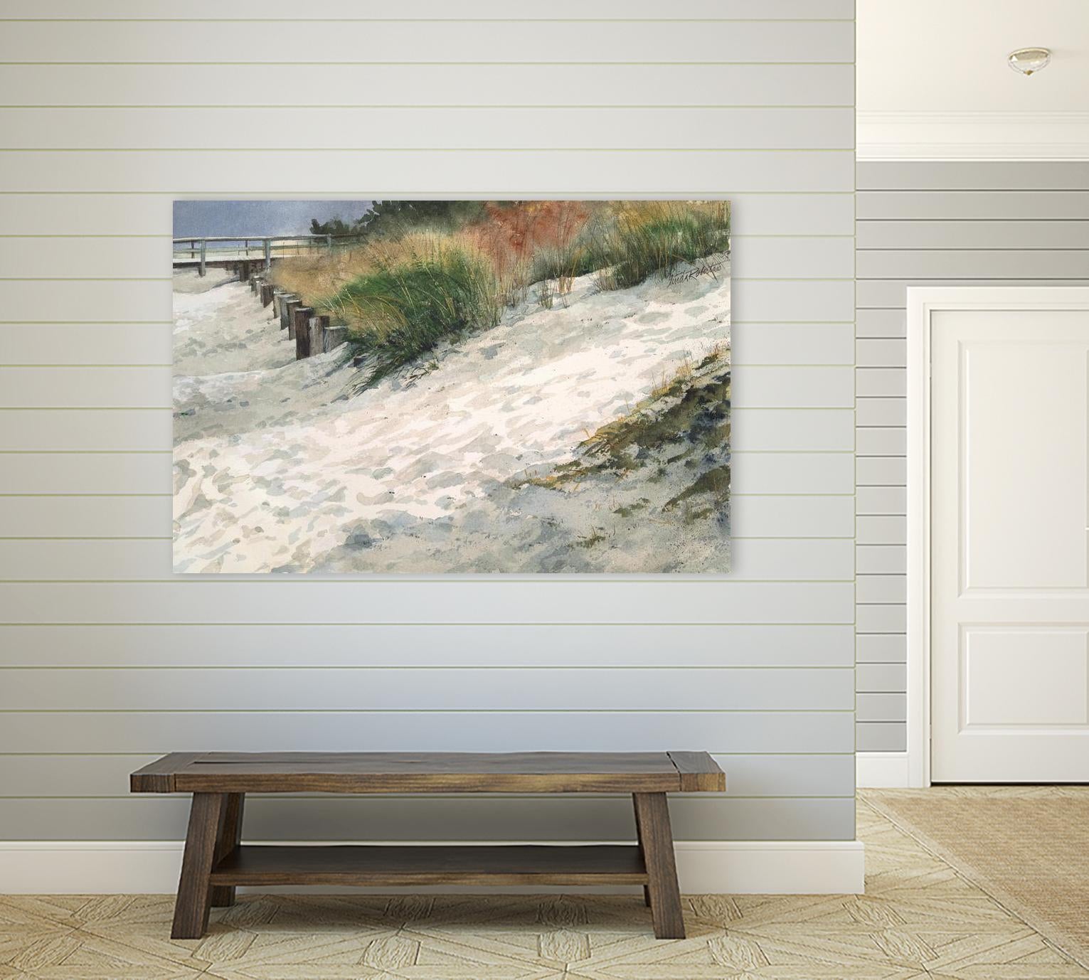 Retreat by Linda Roberts on GIANT ART - multi coastal, landscapes, beaches, docks/piers