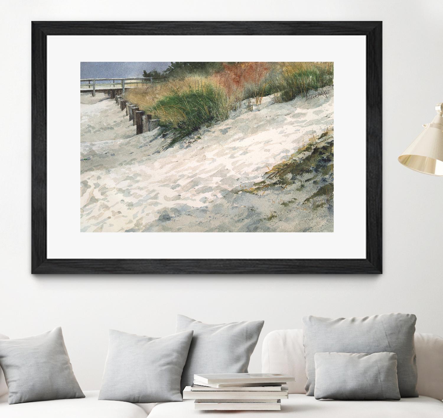 Retreat by Linda Roberts on GIANT ART - multi coastal, landscapes, beaches, docks/piers