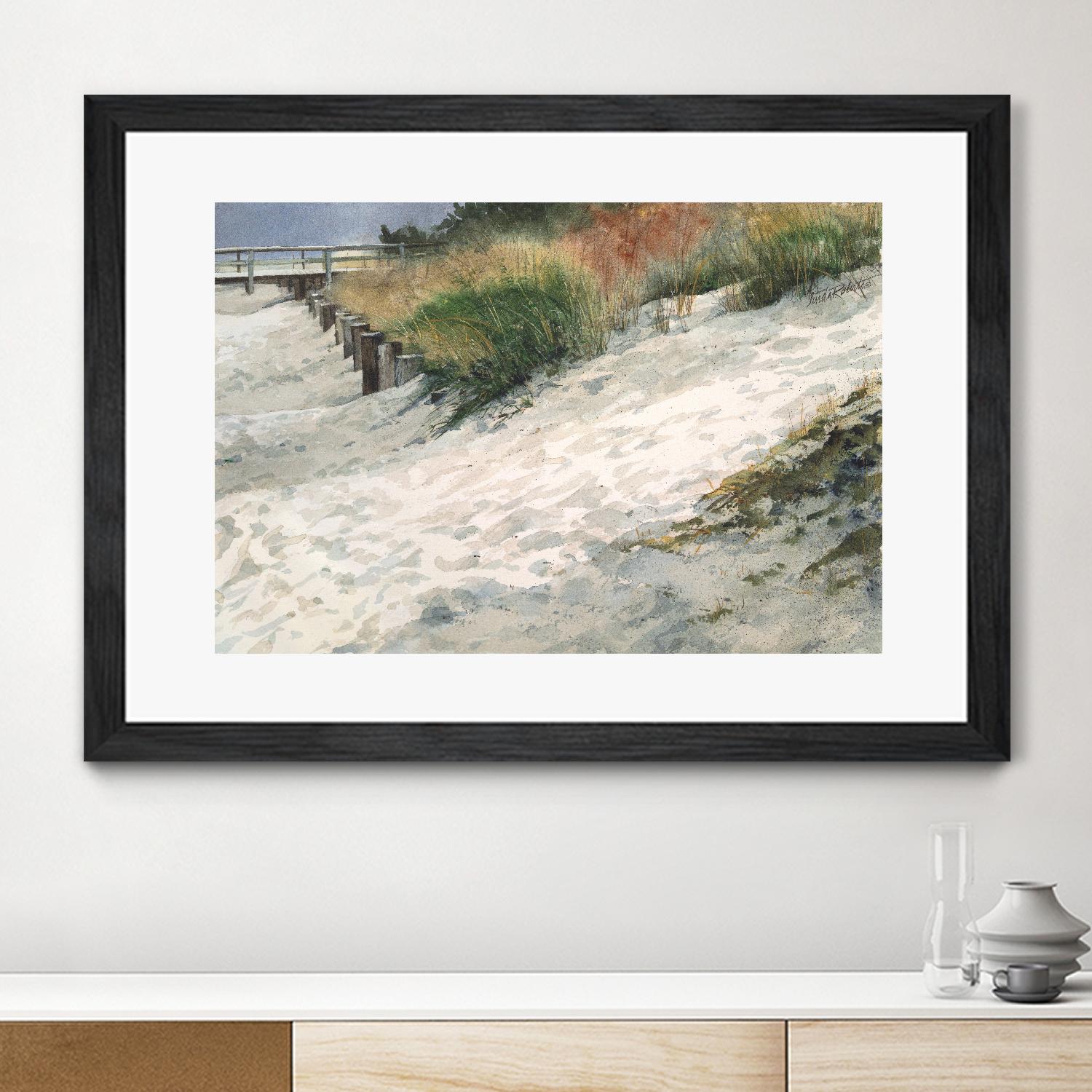 Retreat by Linda Roberts on GIANT ART - multi coastal, landscapes, beaches, docks/piers