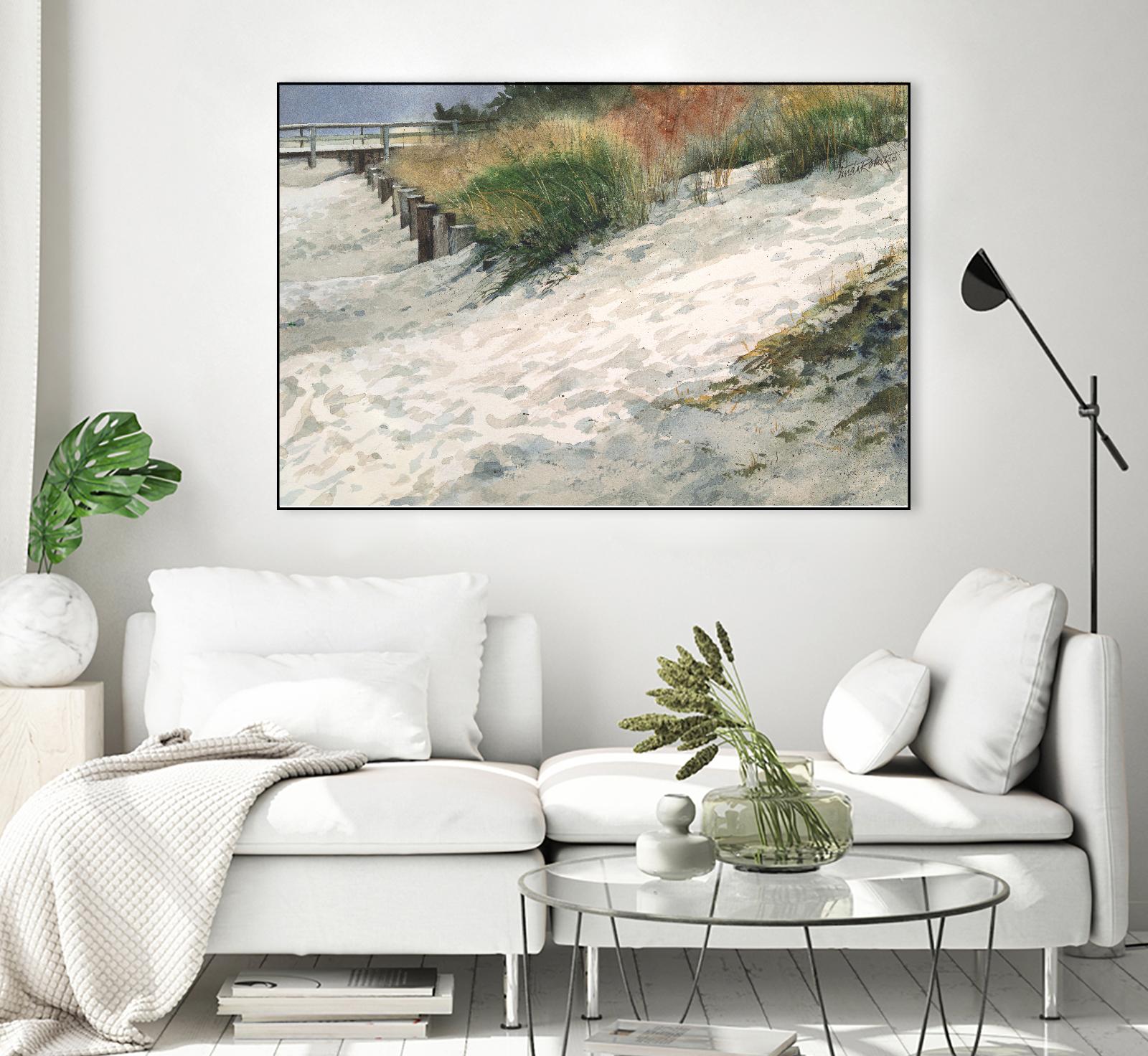 Retreat by Linda Roberts on GIANT ART - multi coastal, landscapes, beaches, docks/piers