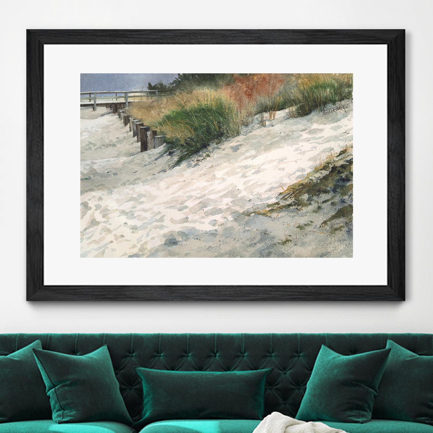 Retreat by Linda Roberts on GIANT ART - multi coastal, landscapes, beaches, docks/piers