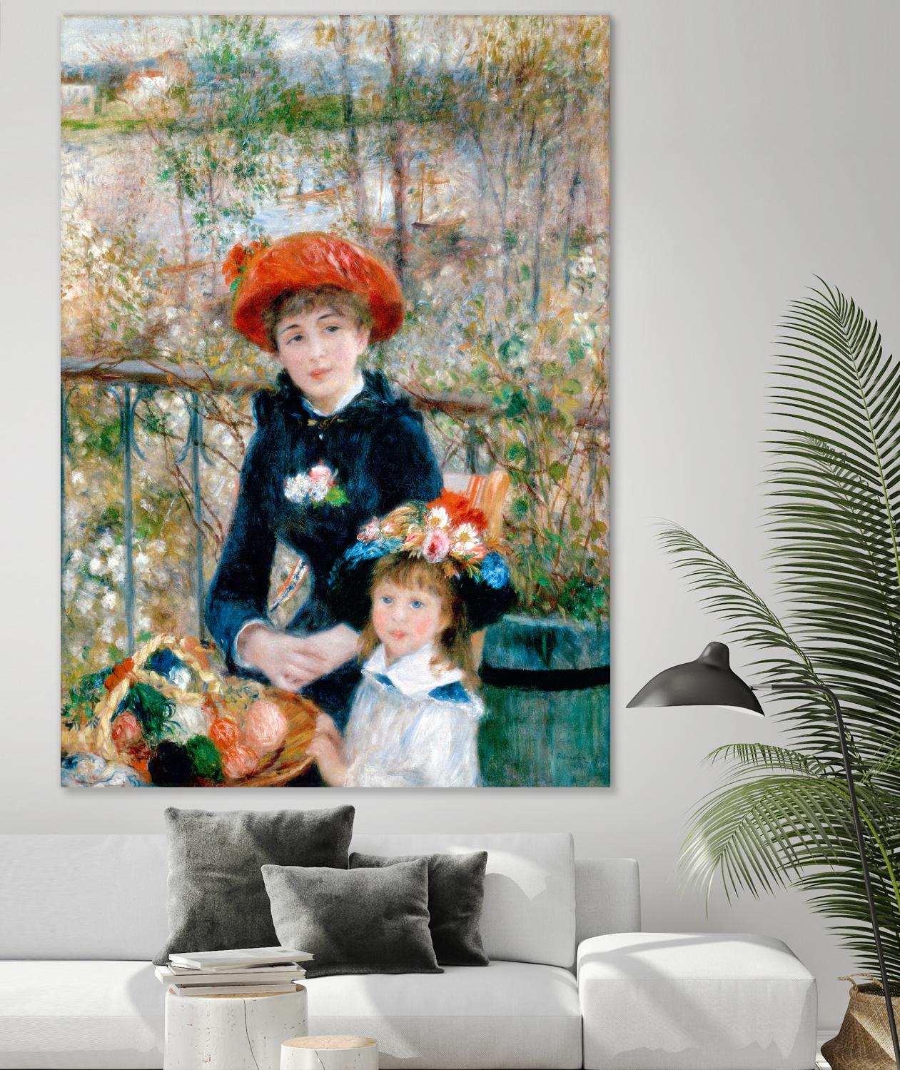 The Two Sisters, On the Terrace, 1881 by Pierre Auguste Renoir on GIANT ART - museum museum