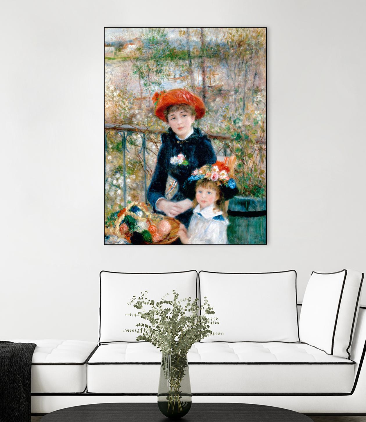 The Two Sisters, On the Terrace, 1881 by Pierre Auguste Renoir on GIANT ART - museum museum