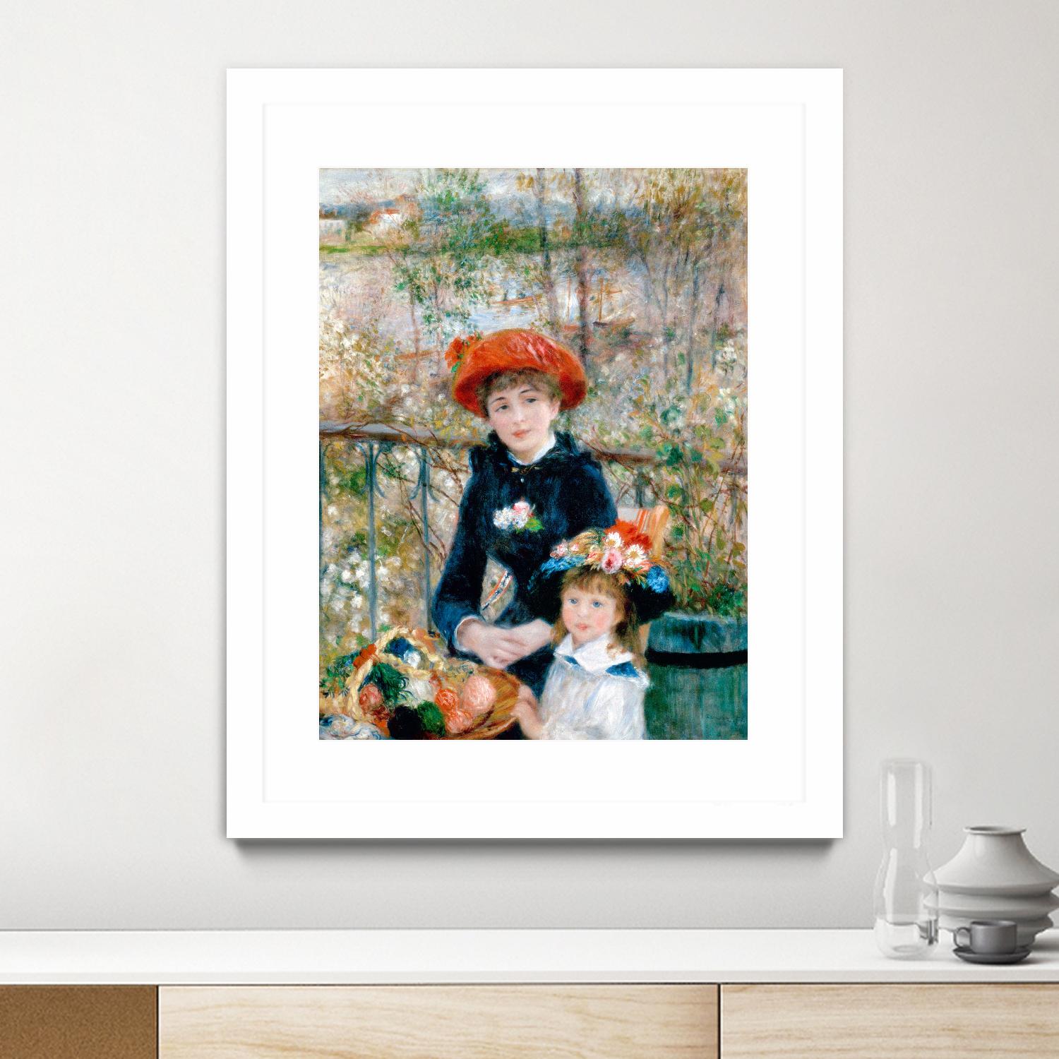 The Two Sisters, On the Terrace, 1881 by Pierre Auguste Renoir on GIANT ART - masters museum