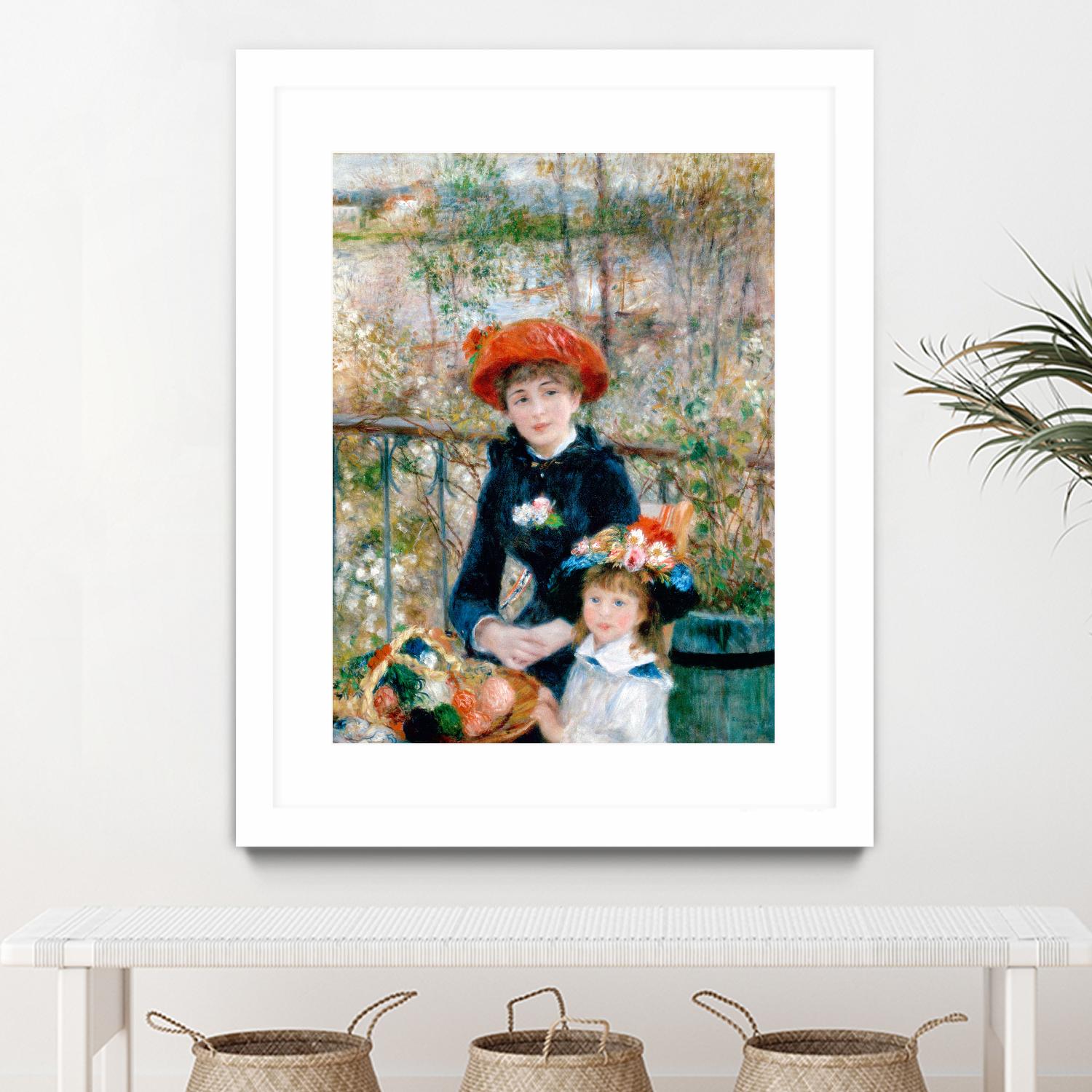 The Two Sisters, On the Terrace, 1881 by Pierre Auguste Renoir on GIANT ART - masters museum