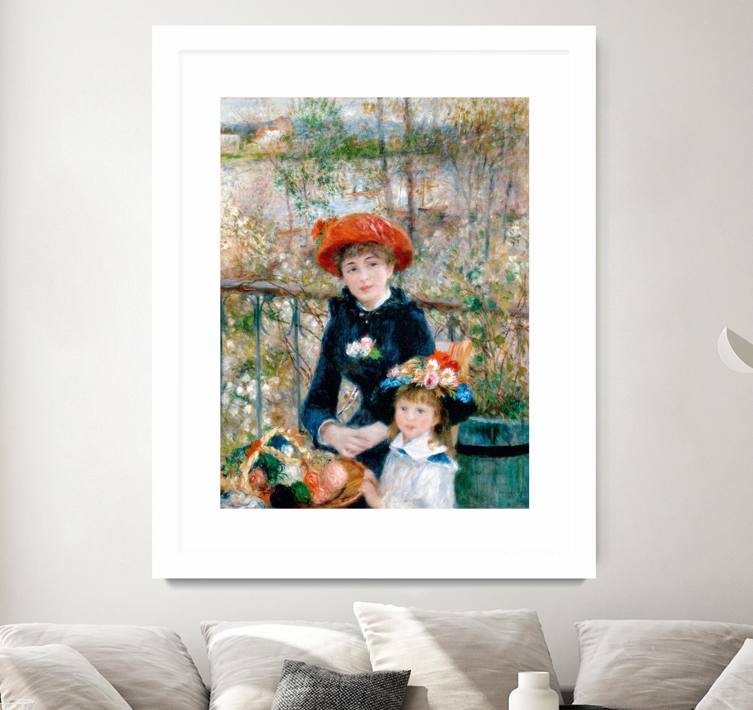 The Two Sisters, On the Terrace, 1881 by Pierre Auguste Renoir on GIANT ART - masters museum