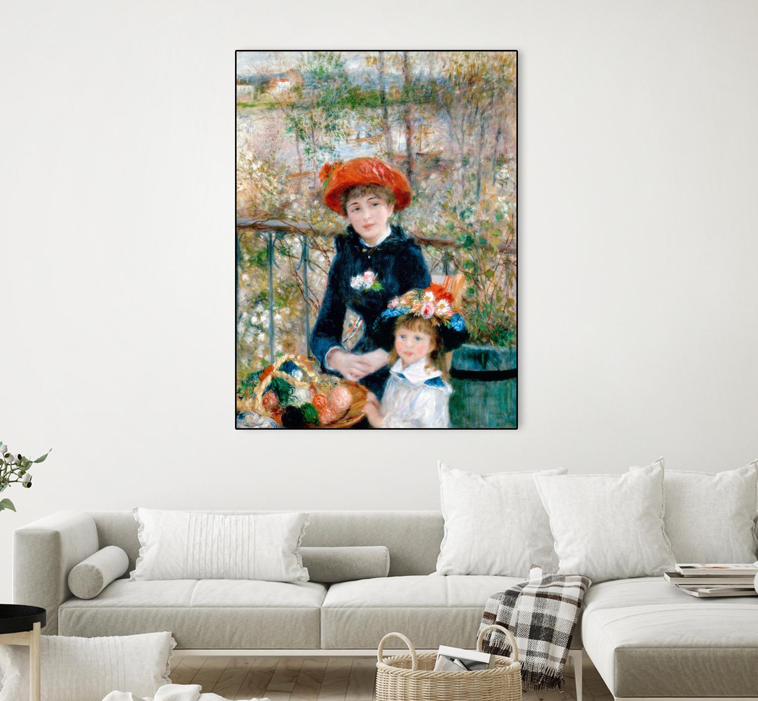 The Two Sisters, On the Terrace, 1881 by Pierre Auguste Renoir on GIANT ART - museum museum