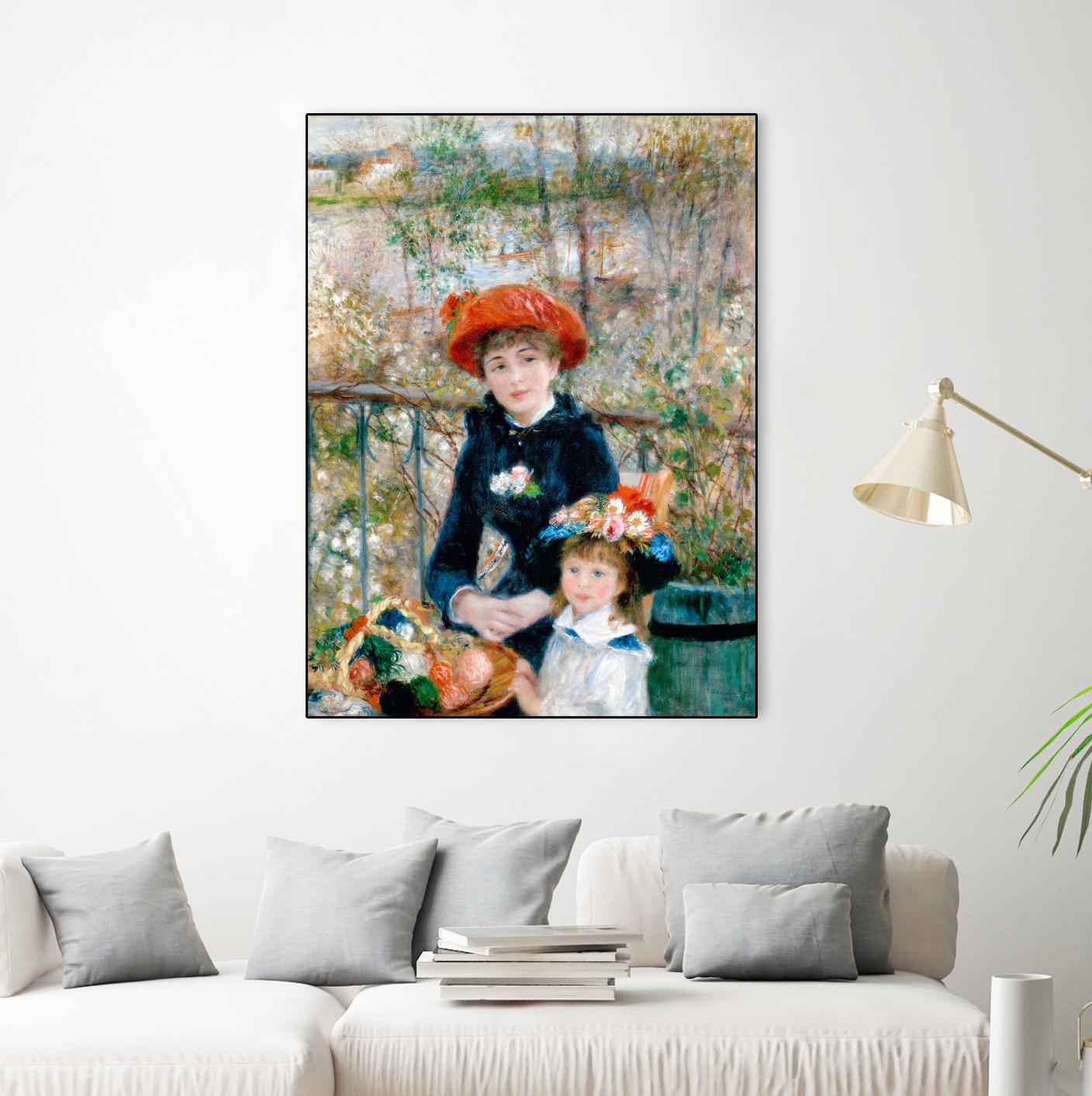 The Two Sisters, On the Terrace, 1881 by Pierre Auguste Renoir on GIANT ART - museum museum