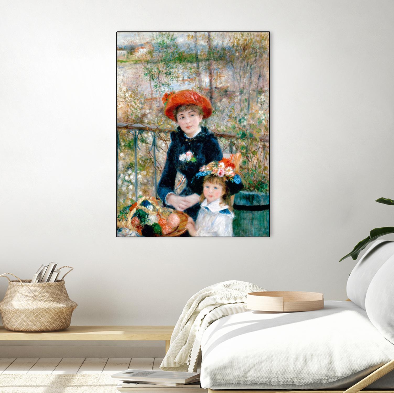 The Two Sisters, On the Terrace, 1881 by Pierre Auguste Renoir on GIANT ART - museum museum