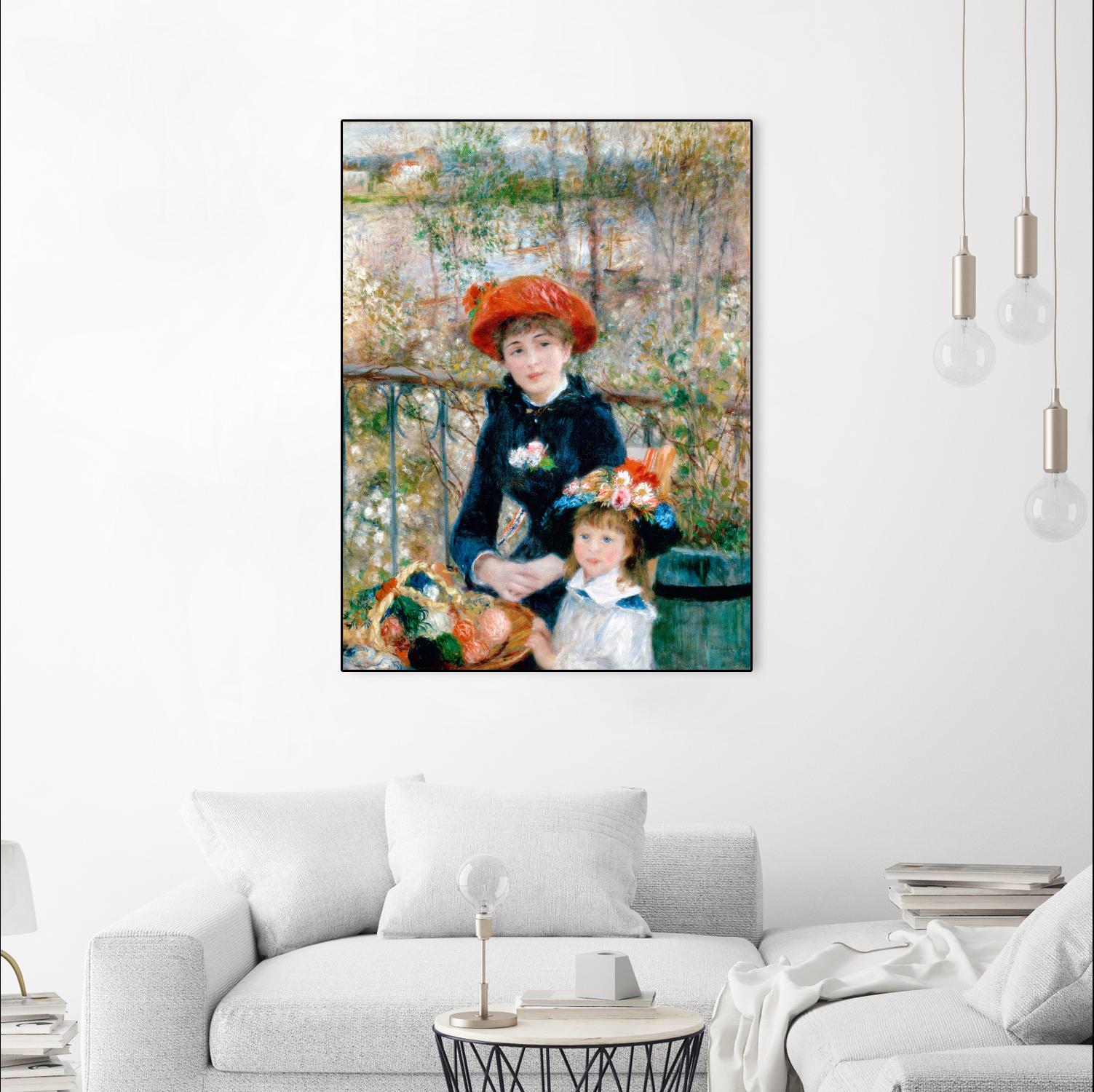 The Two Sisters, On the Terrace, 1881 by Pierre Auguste Renoir on GIANT ART - museum museum