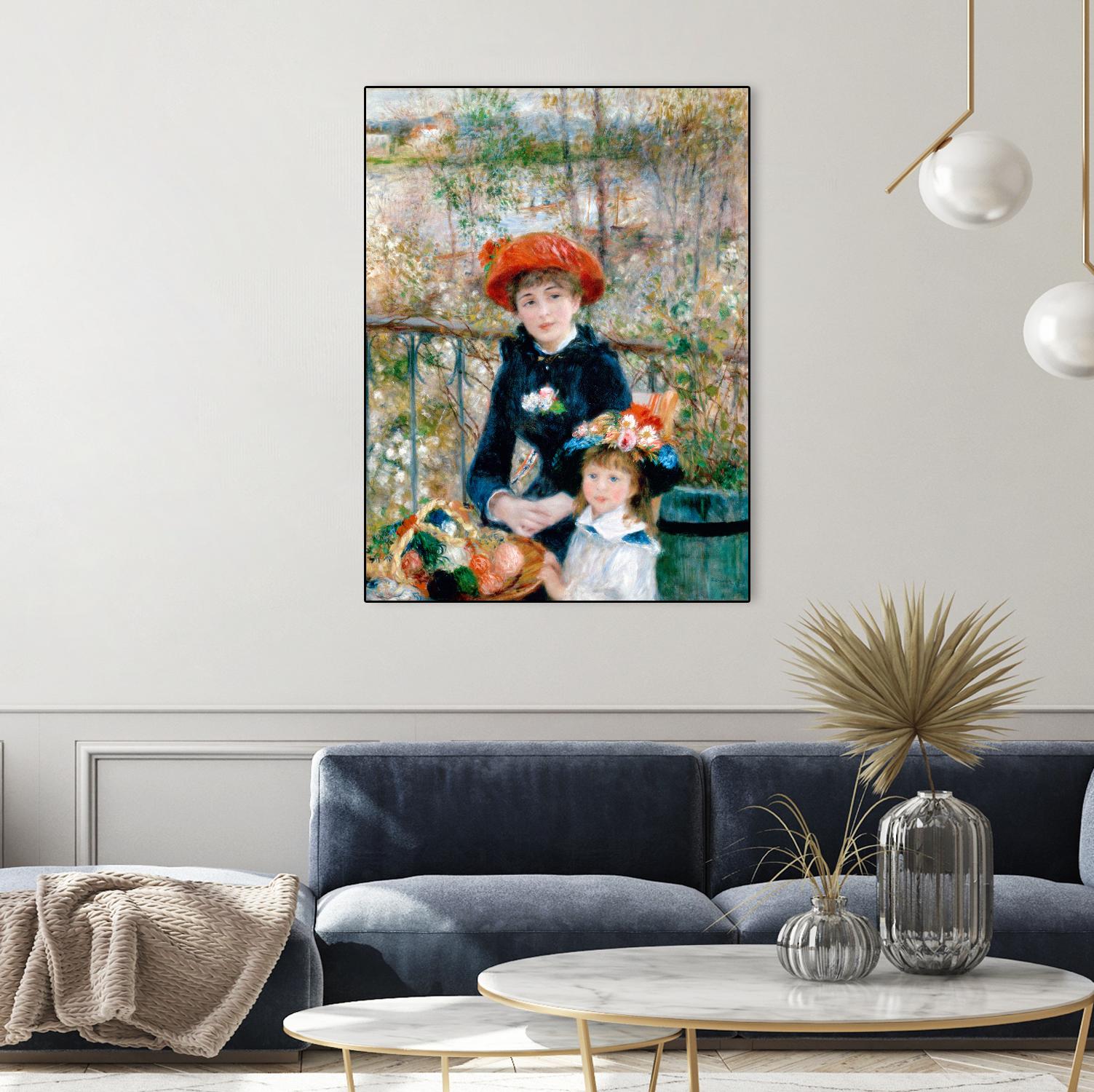 The Two Sisters, On the Terrace, 1881 by Pierre Auguste Renoir on GIANT ART - museum museum