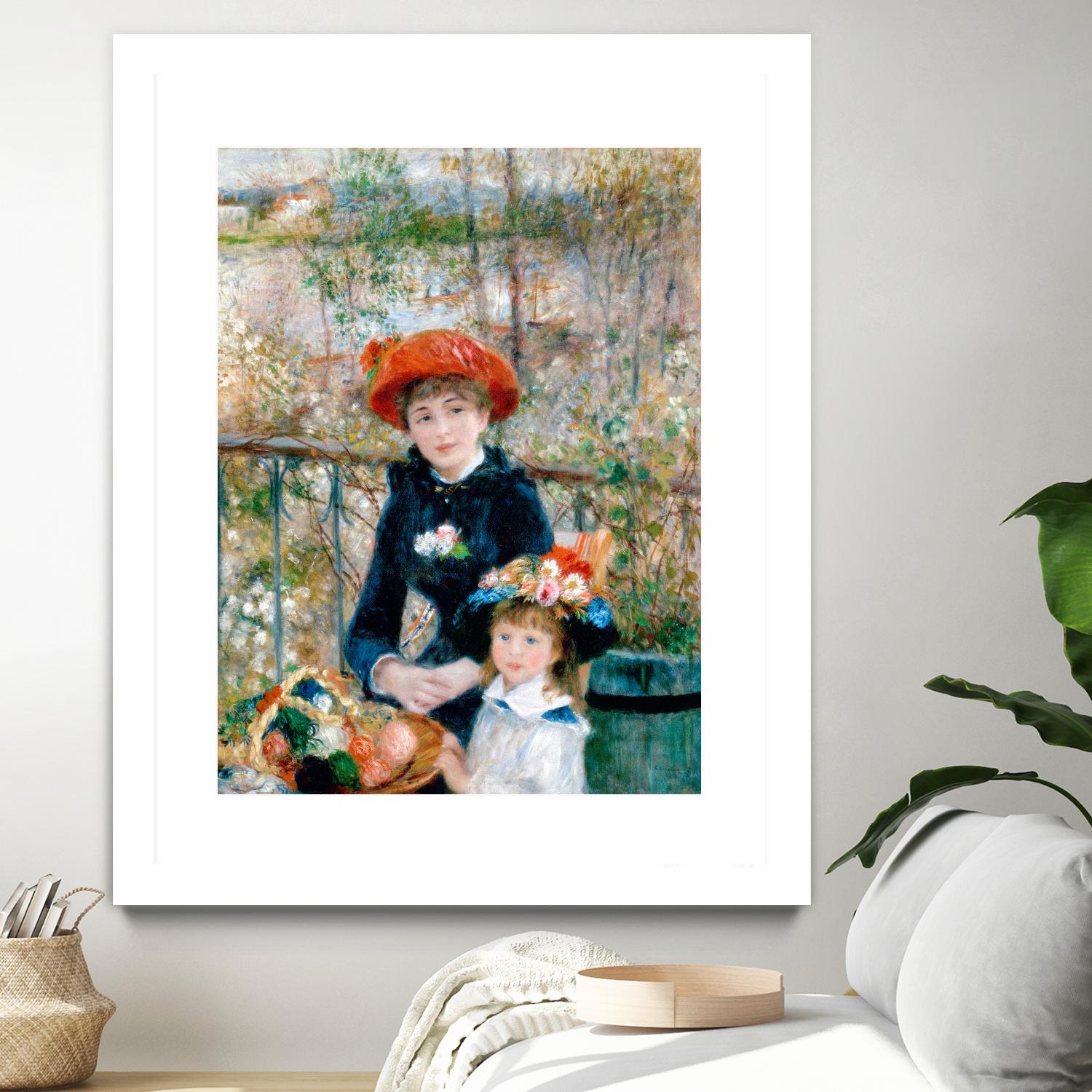 The Two Sisters, On the Terrace, 1881 by Pierre Auguste Renoir on GIANT ART - masters museum