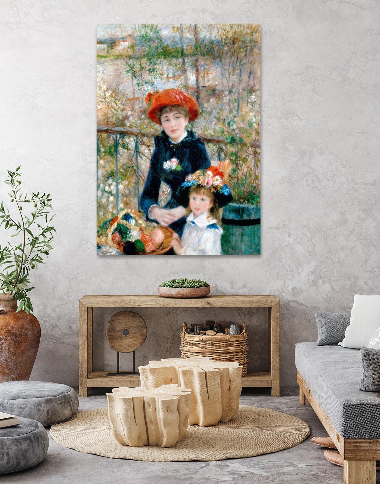 The Two Sisters, On the Terrace, 1881 by Pierre Auguste Renoir on GIANT ART - museum museum