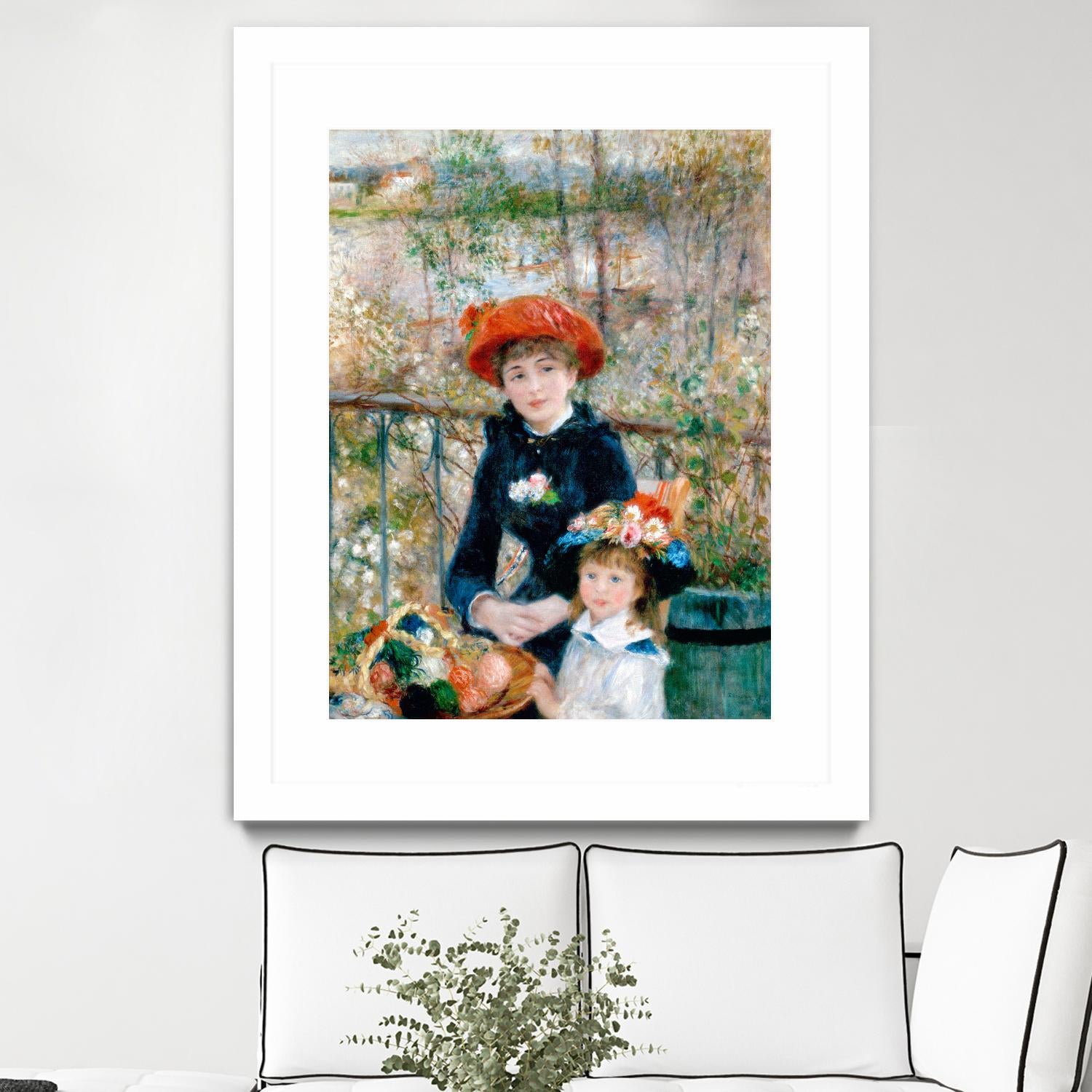 The Two Sisters, On the Terrace, 1881 by Pierre Auguste Renoir on GIANT ART - masters museum