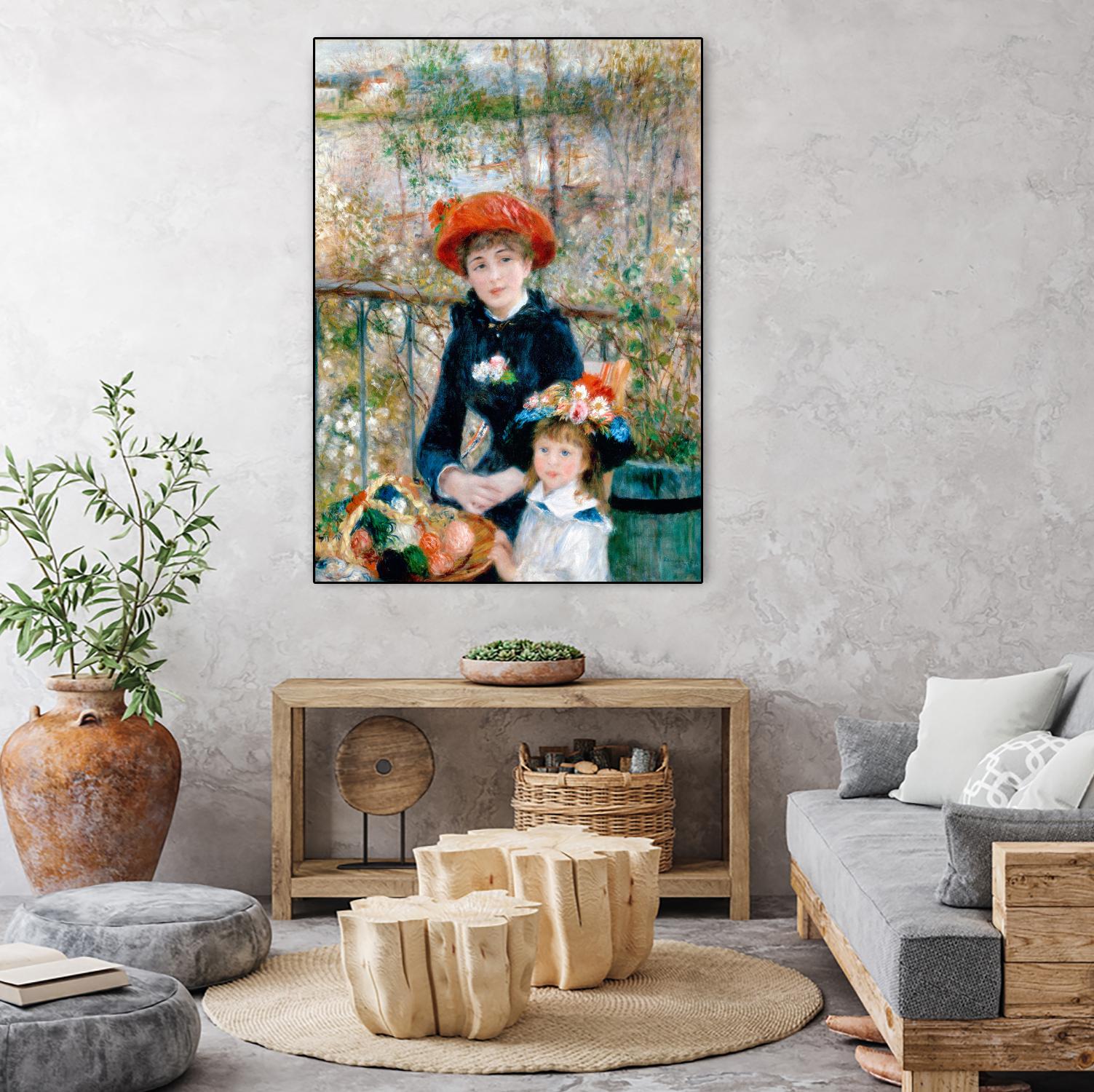 The Two Sisters, On the Terrace, 1881 by Pierre Auguste Renoir on GIANT ART - museum museum