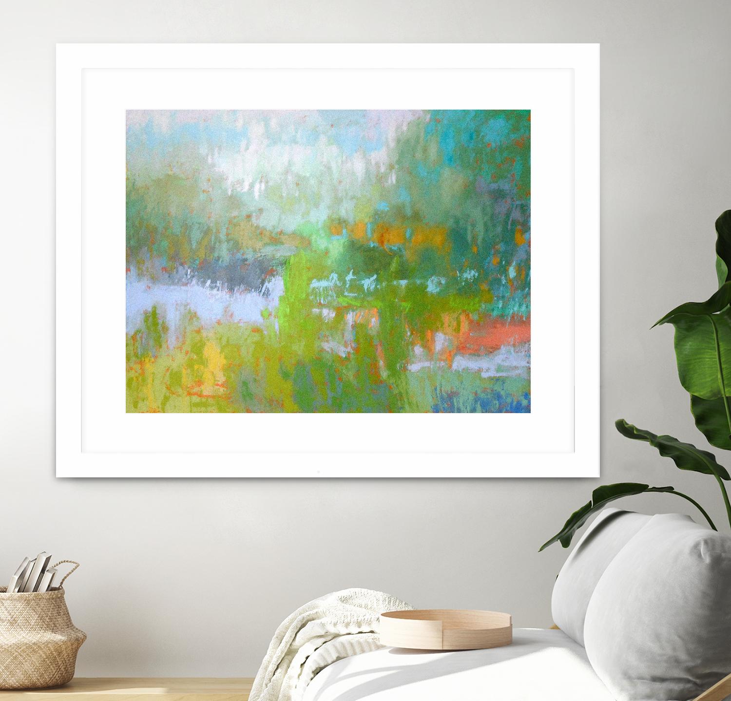 Southern Charm by Jane Schmidt on GIANT ART - multicolor landscapes; contemporary