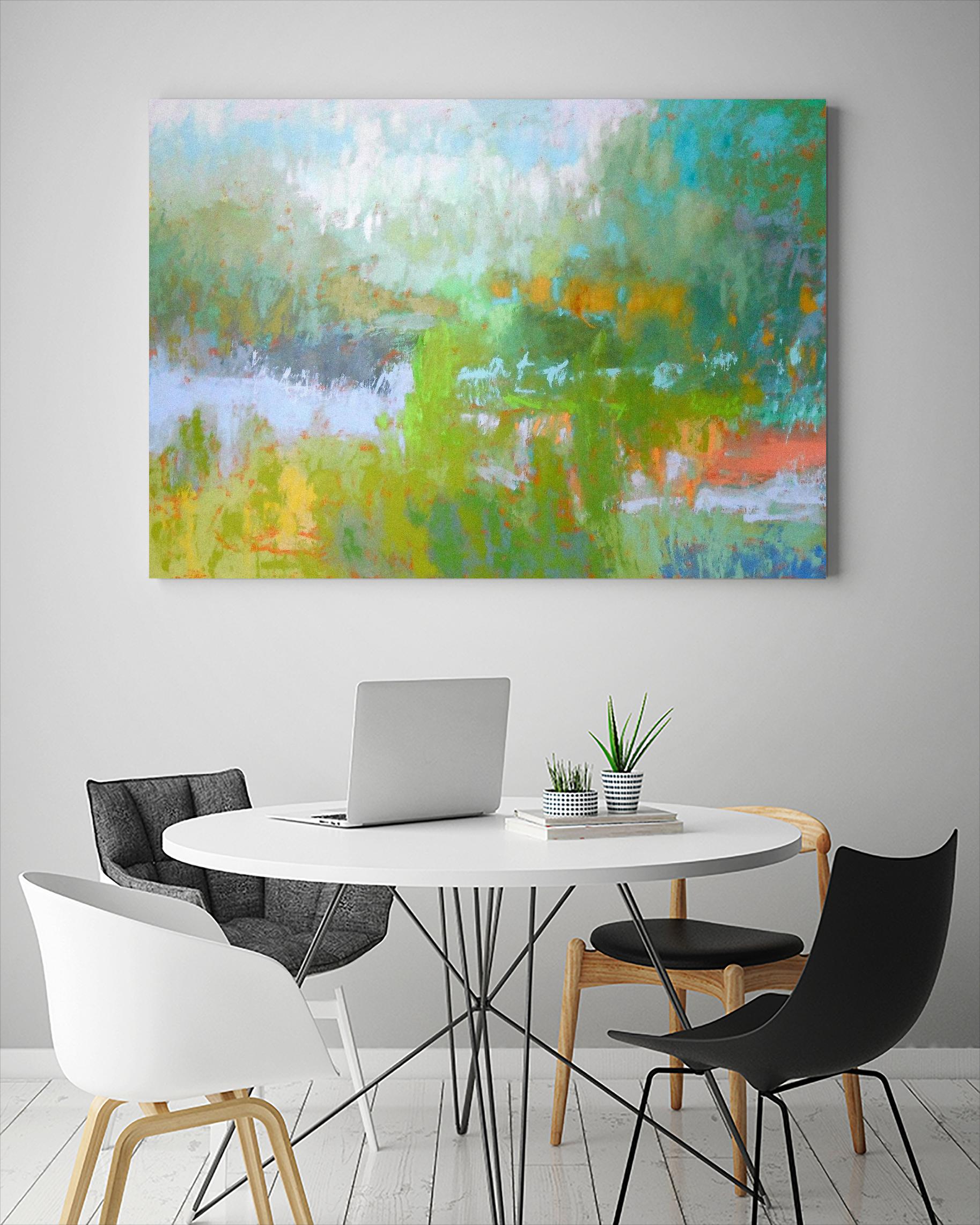 Southern Charm by Jane Schmidt on GIANT ART - multicolor landscapes; contemporary
