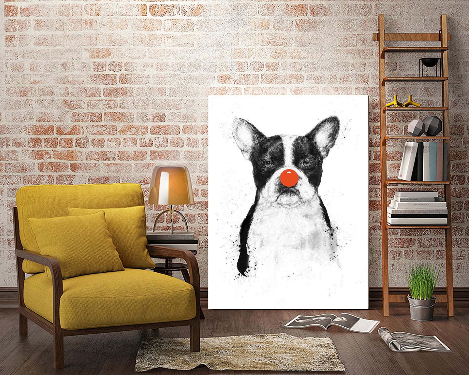 I'm Not Your Clown by Balazs Solti on GIANT ART - white animals