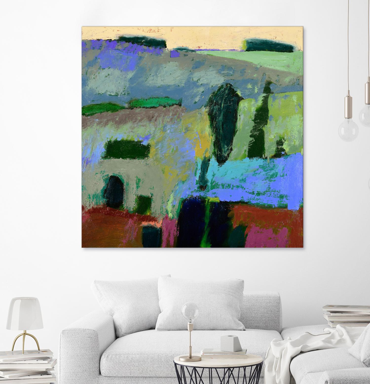From What I Heard by Jane Schmidt on GIANT ART - multicolor contemporary; landscapes