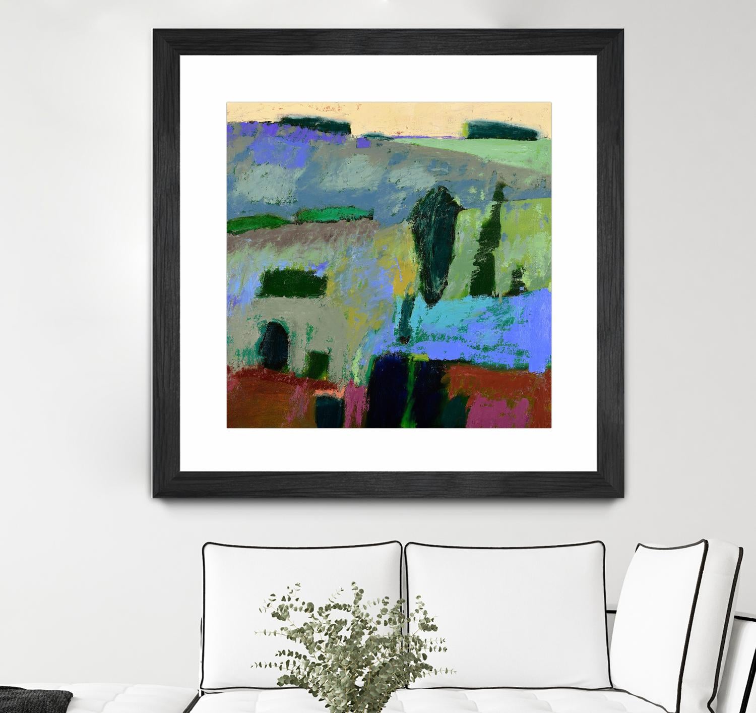 From What I Heard by Jane Schmidt on GIANT ART - multicolor contemporary; landscapes