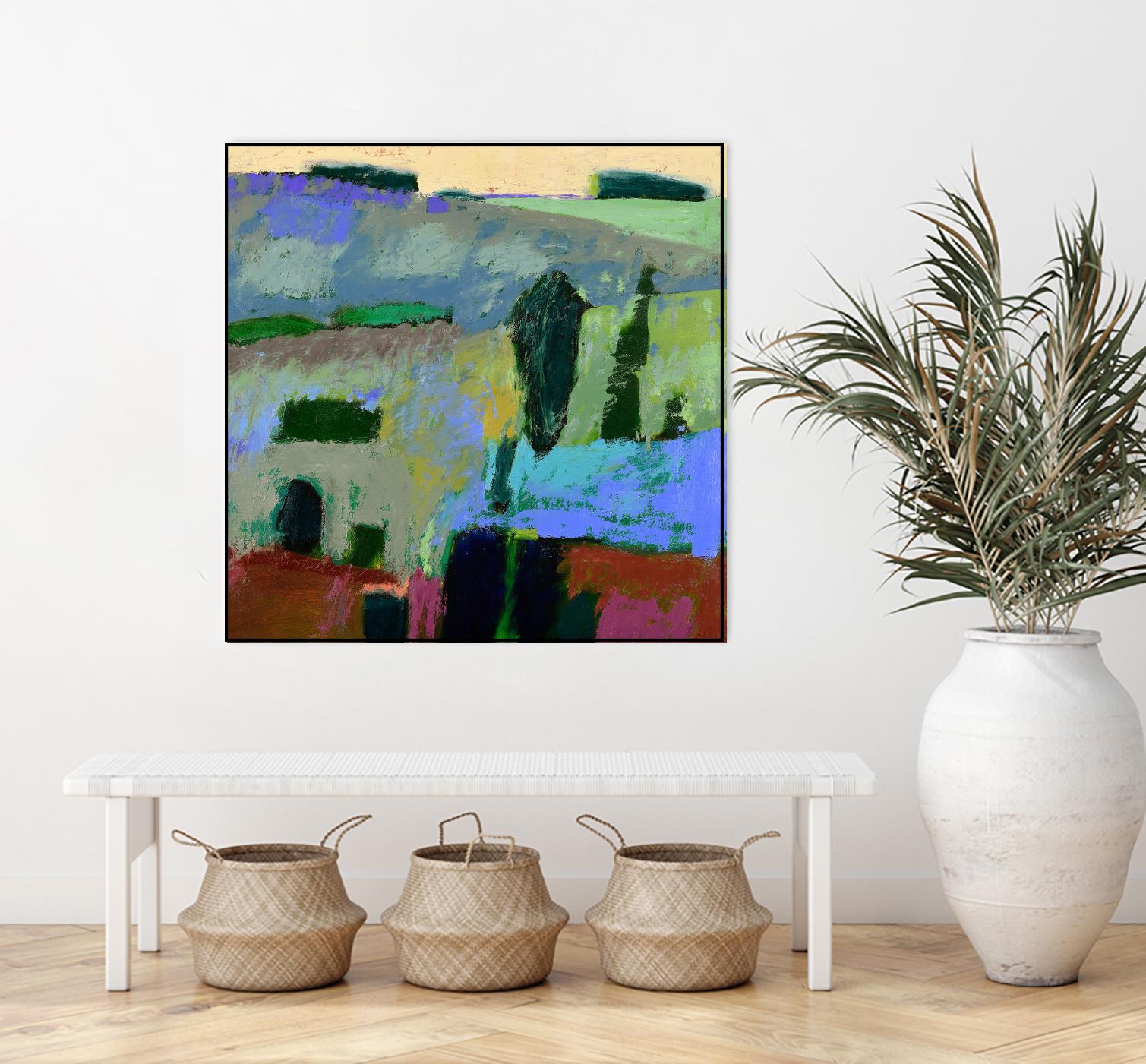 From What I Heard by Jane Schmidt on GIANT ART - multicolor contemporary; landscapes