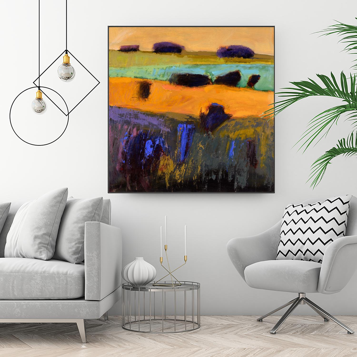 From What I Imagined by Jane Schmidt on GIANT ART - multicolor contemporary; landscapes