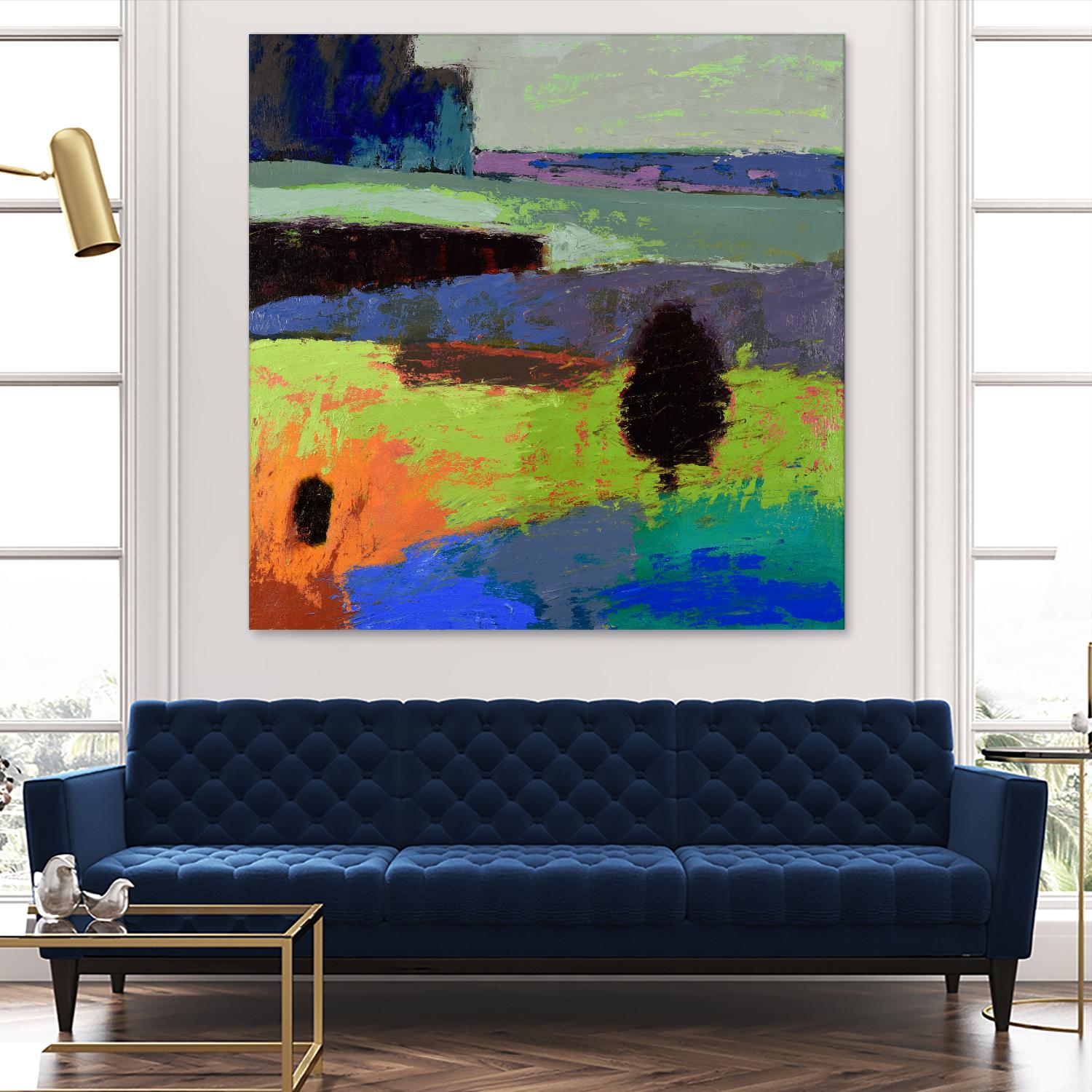 From What I Know by Jane Schmidt on GIANT ART - multicolor contemporary; landscapes