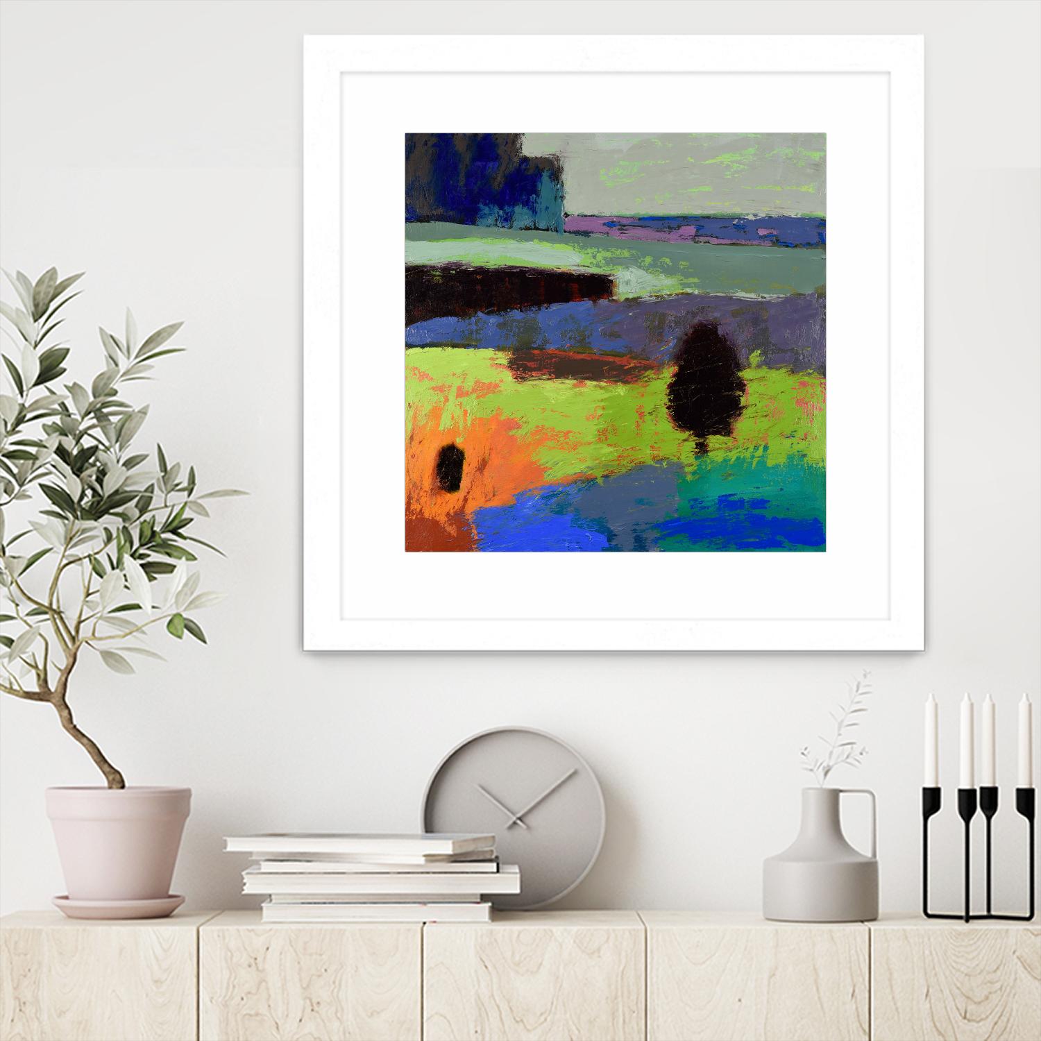 From What I Know by Jane Schmidt on GIANT ART - multicolor contemporary; landscapes