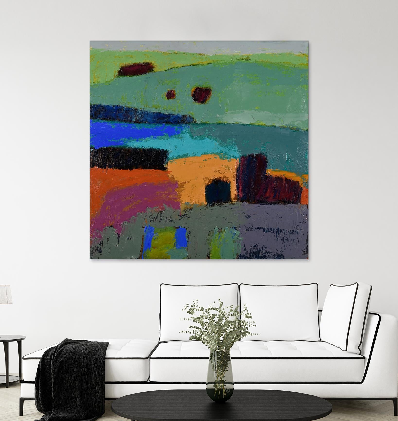 From What I Saw by Jane Schmidt on GIANT ART - multicolor contemporary; landscapes
