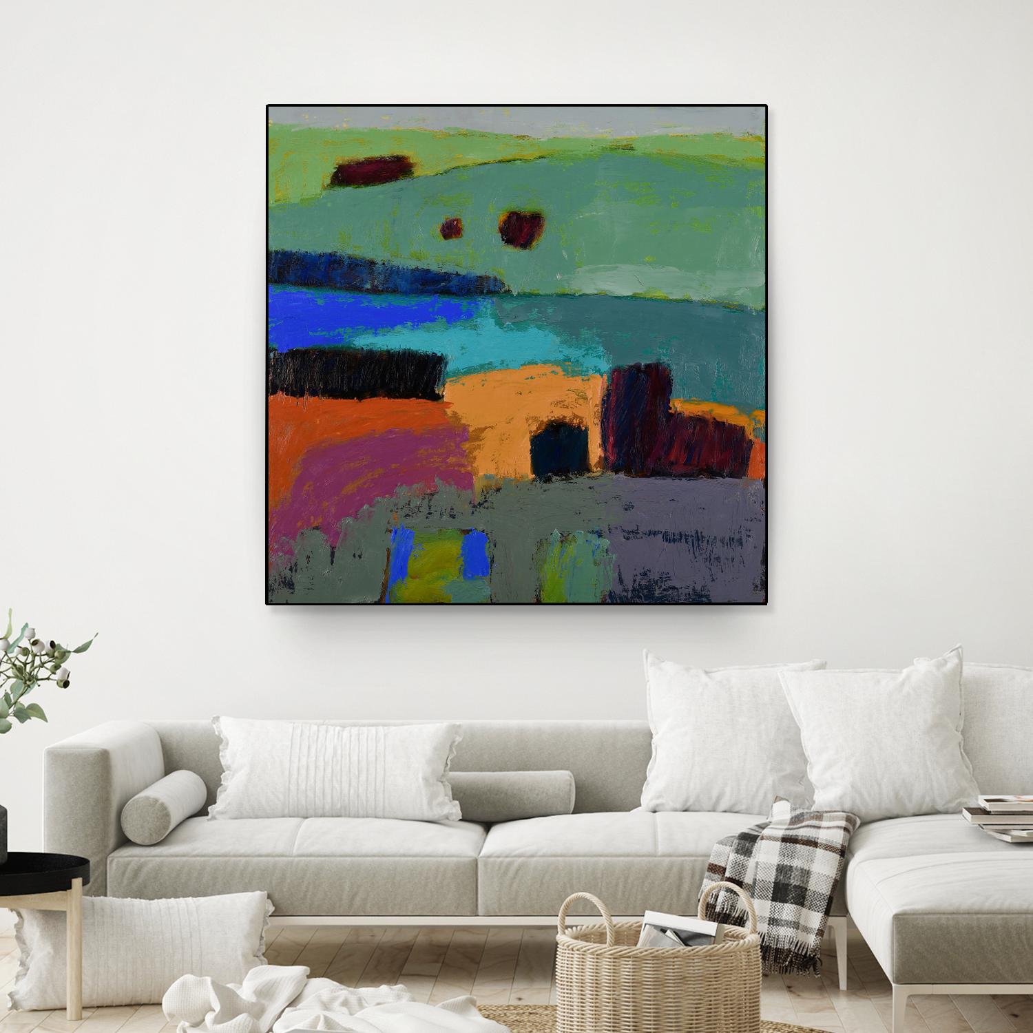 From What I Saw by Jane Schmidt on GIANT ART - multicolor contemporary; landscapes