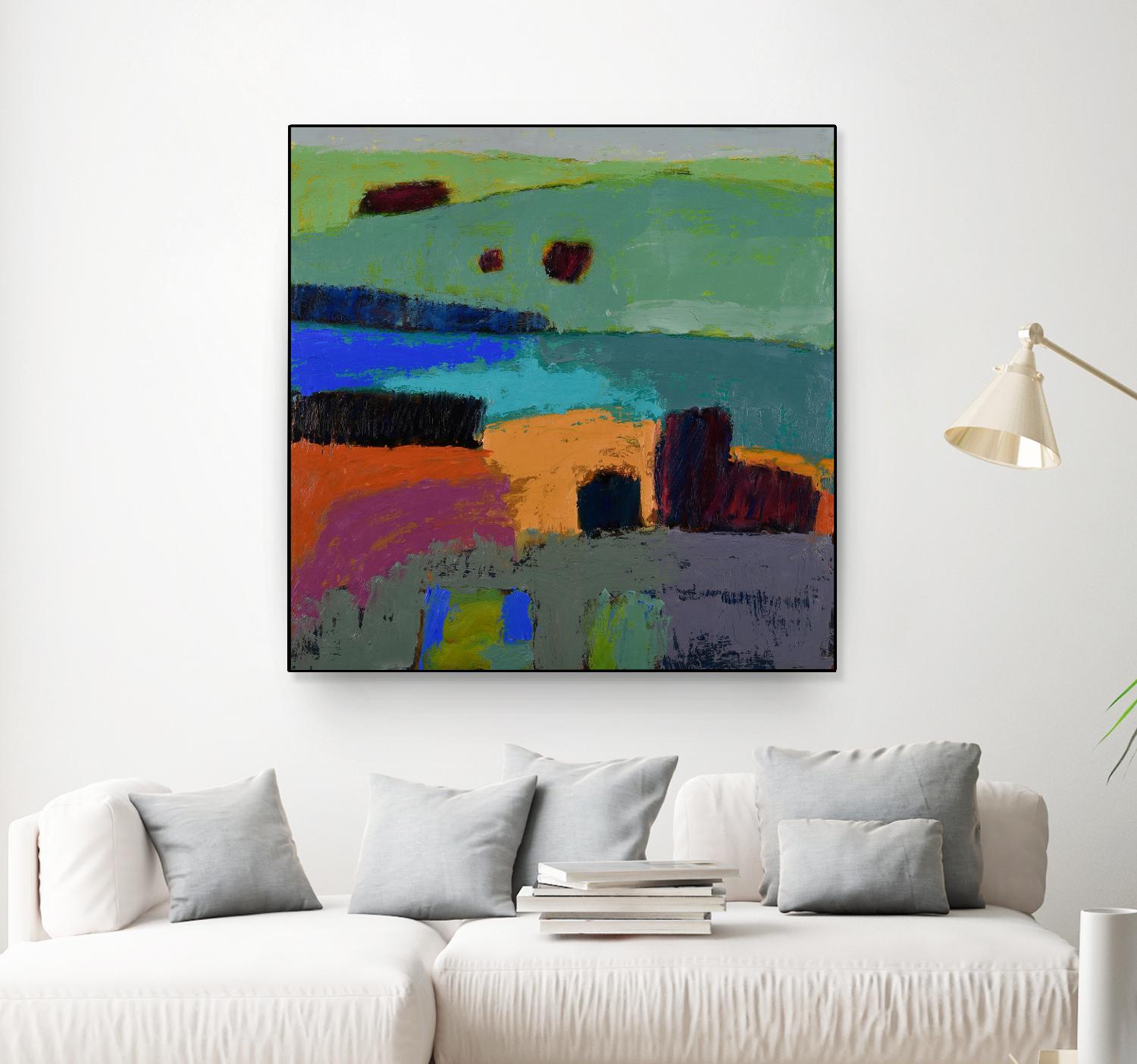 From What I Saw by Jane Schmidt on GIANT ART - multicolor contemporary; landscapes